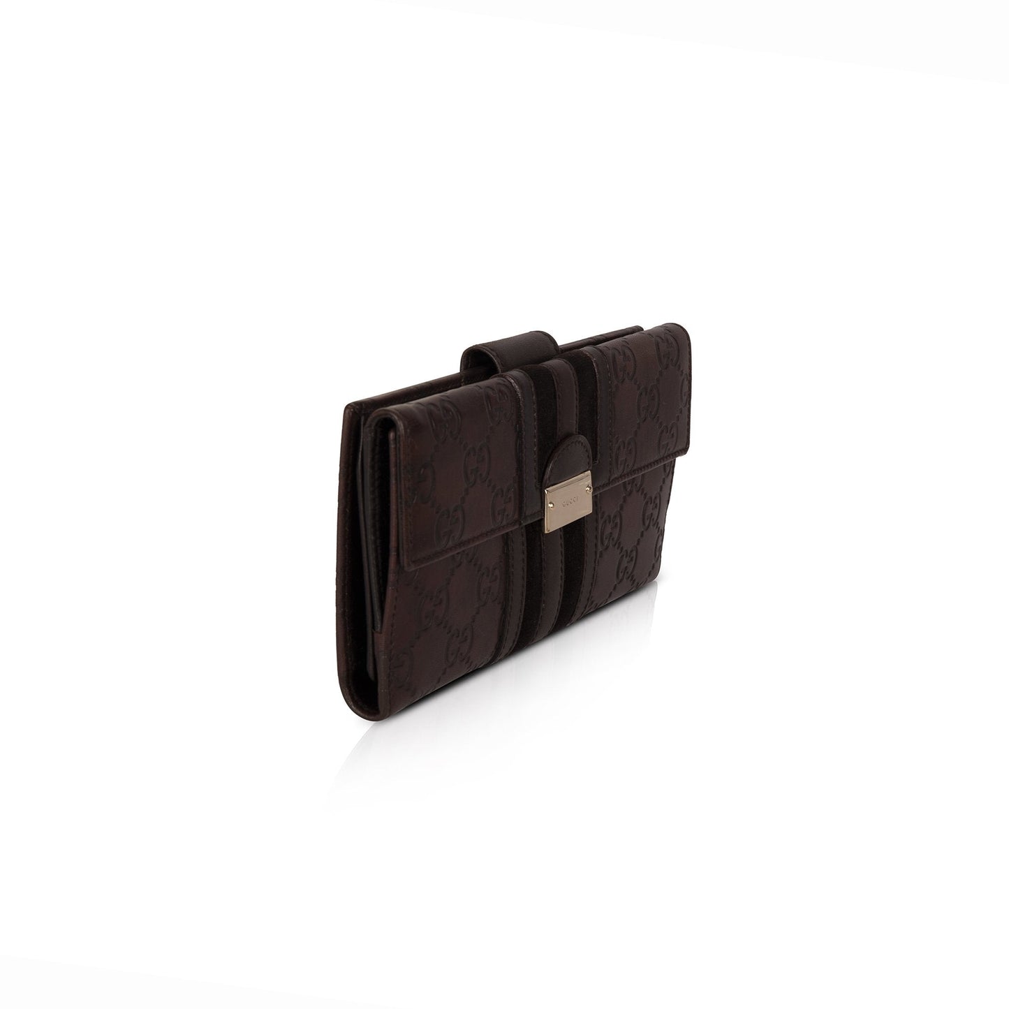 Gucci Guccissima Leather Continental Wallet