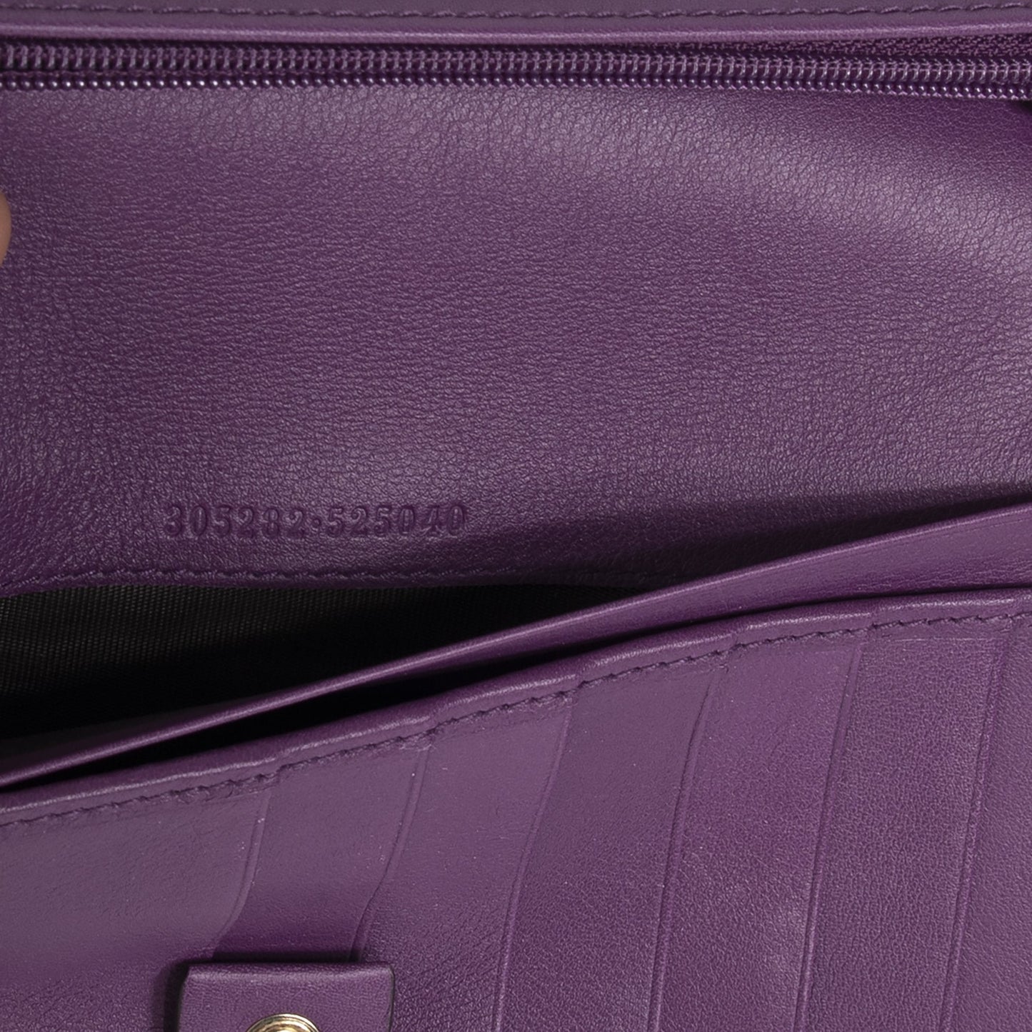 Gucci Guccissima Leather Continental Wallet
