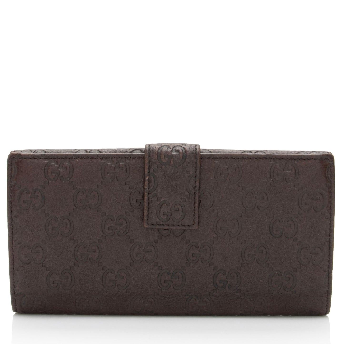 Gucci Guccissima Leather Flap Continental Wallet (SHF-CzGm9w)