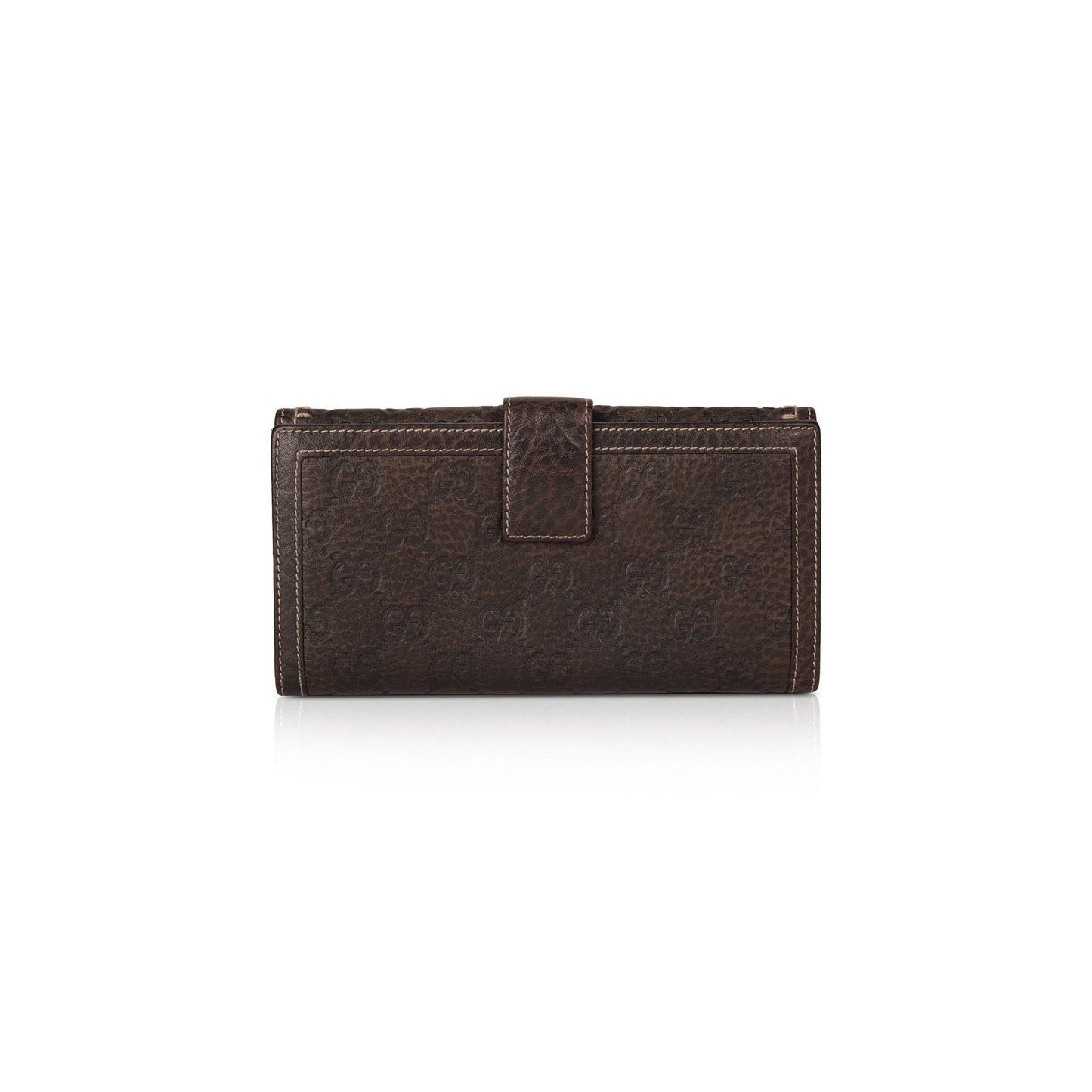 Gucci Guccissima Leather Horsebit Continental Wallet
