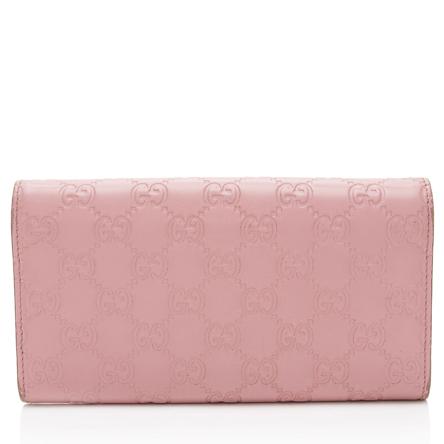 Gucci Guccissima Leather Interlocking G Continental Wallet