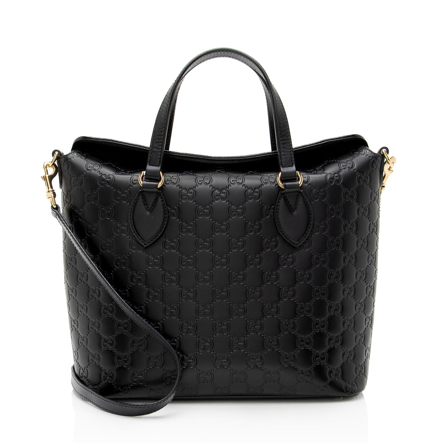 Gucci Guccissima Leather Linea A Fold Over Tote