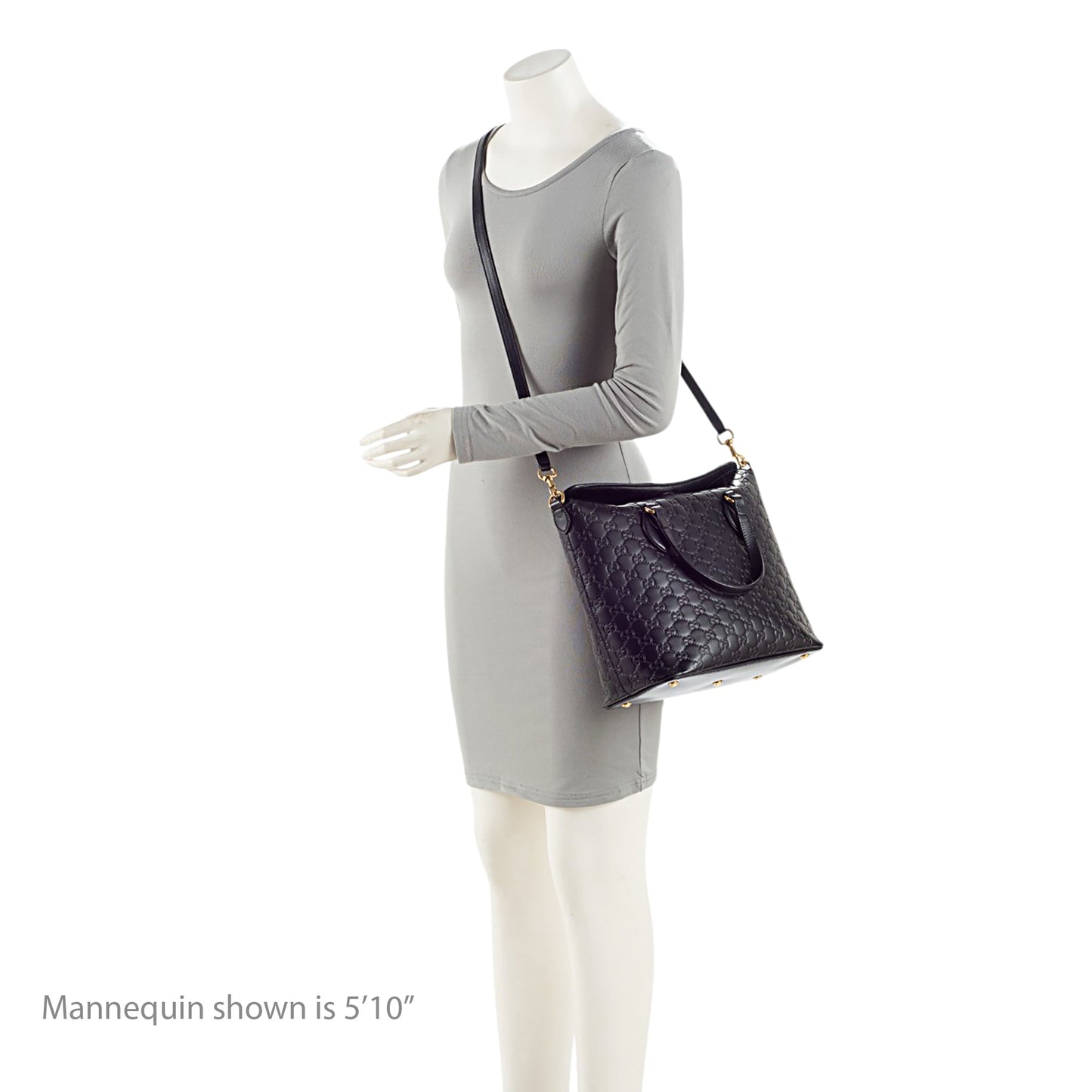 Gucci Guccissima Leather Linea A Fold Over Tote