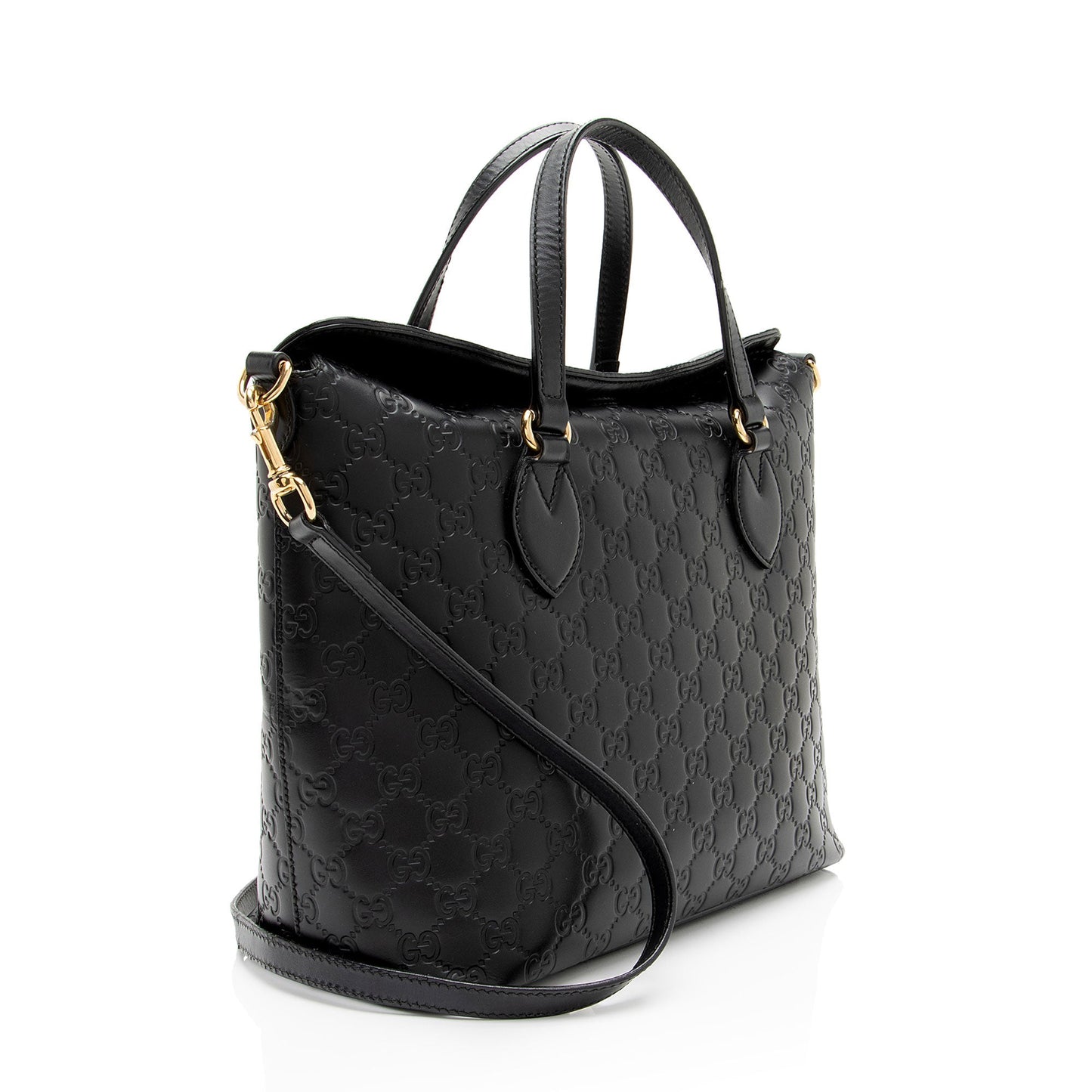 Gucci Guccissima Leather Linea A Fold Over Tote