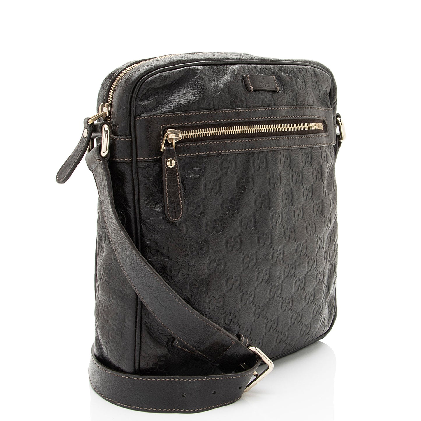 Gucci Guccissima Leather Medium Messenger (SHF-miYj5L)
