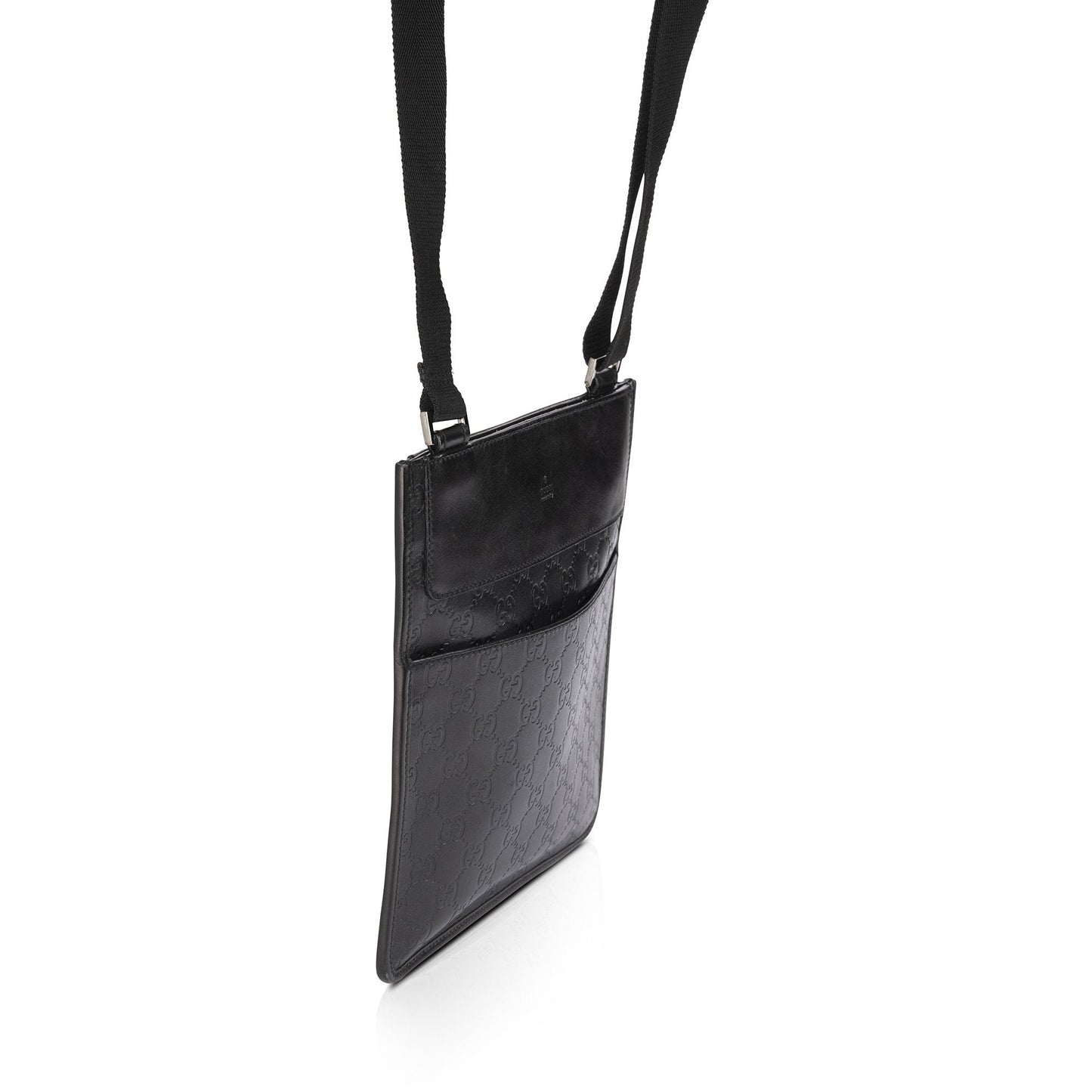 Gucci Guccissima Leather Messenger Bag