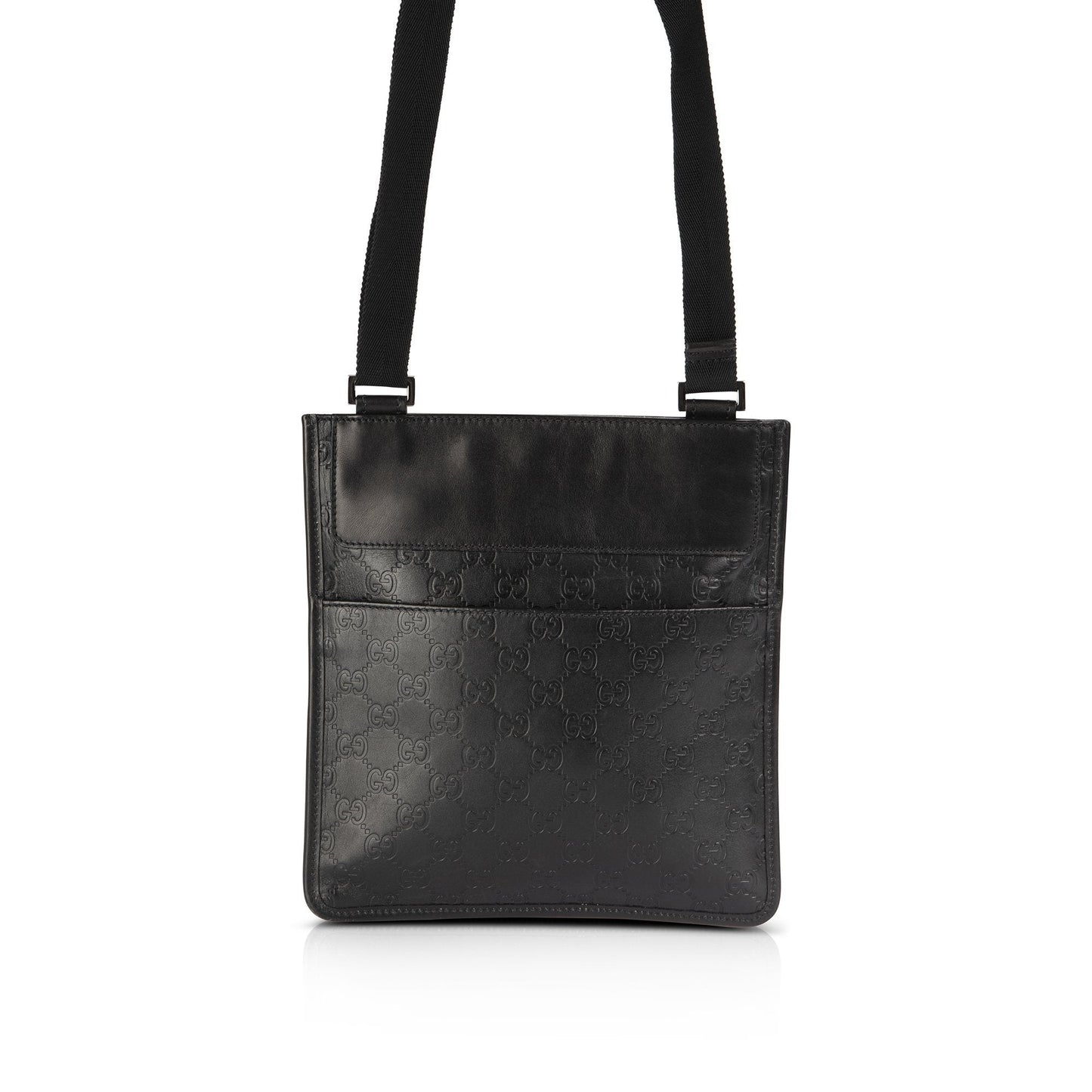 Gucci Guccissima Leather Messenger Bag