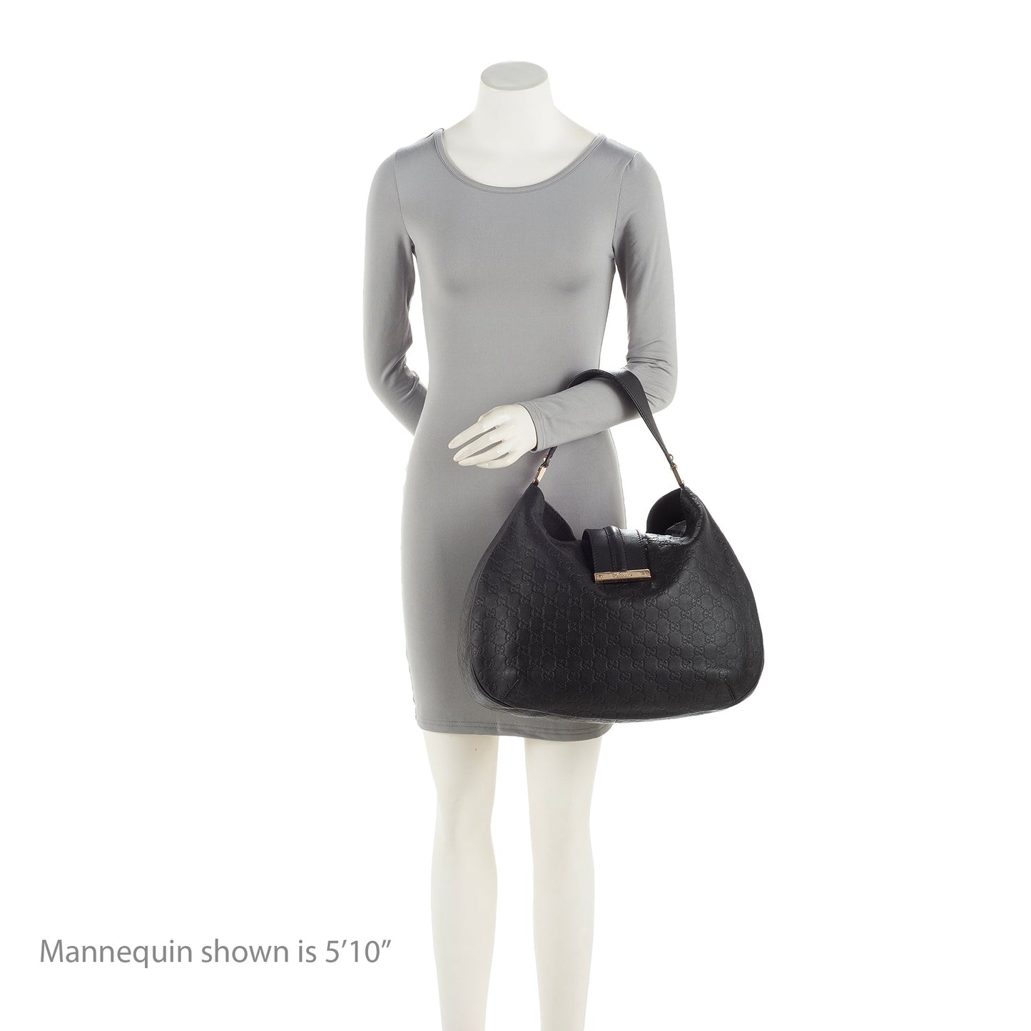 Gucci Guccissima Leather New Ladies Large Hobo (SHF-23392)