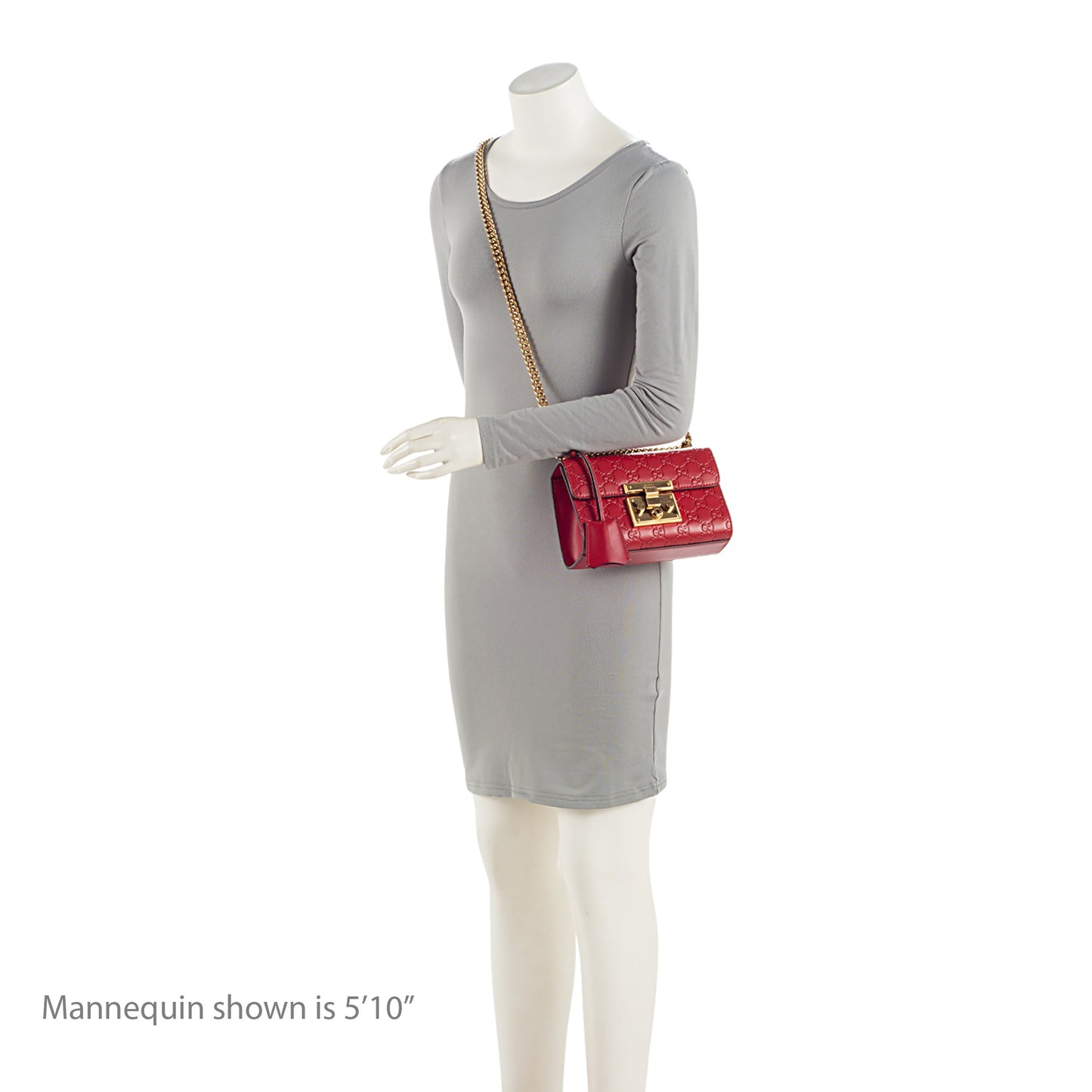 Gucci Guccissima Leather Padlock Small Shoulder Bag (SHF-SFYeCH)