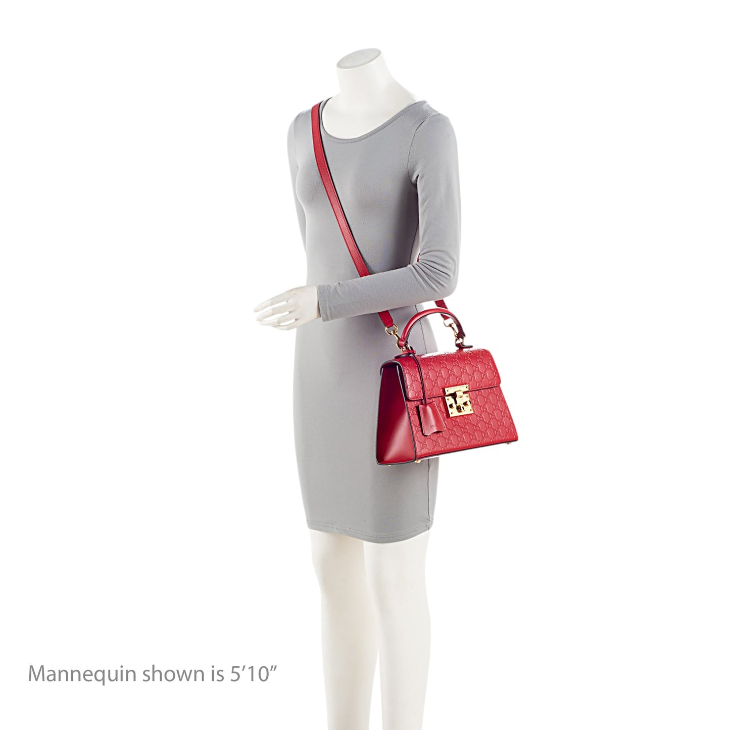 Gucci Guccissima Leather Padlock Small Top Handle