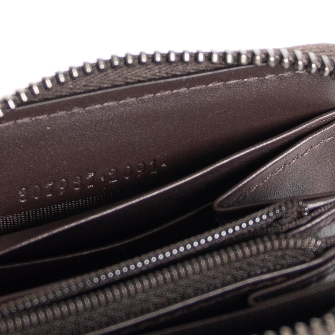 Gucci Guccissima Leather Zip Around Wallet