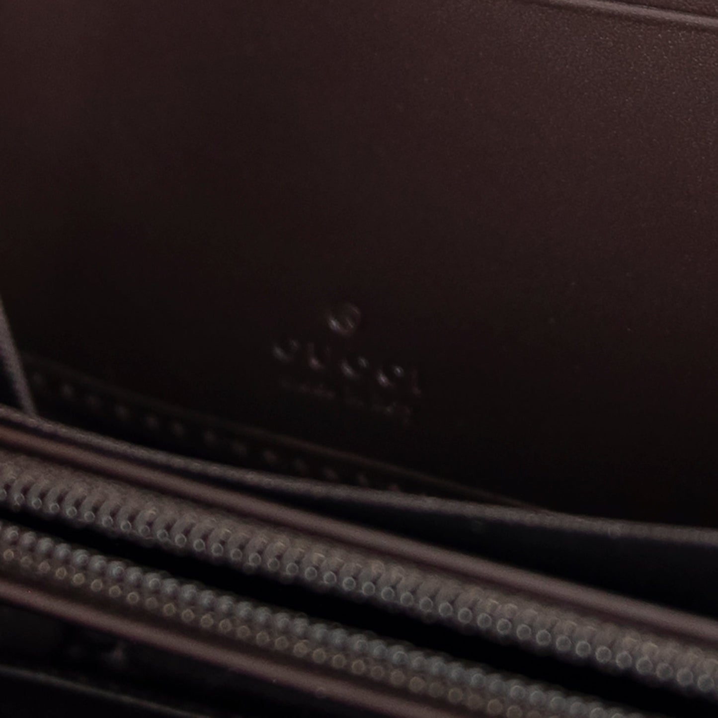 Gucci Guccissima Leather Zip Around Wallet