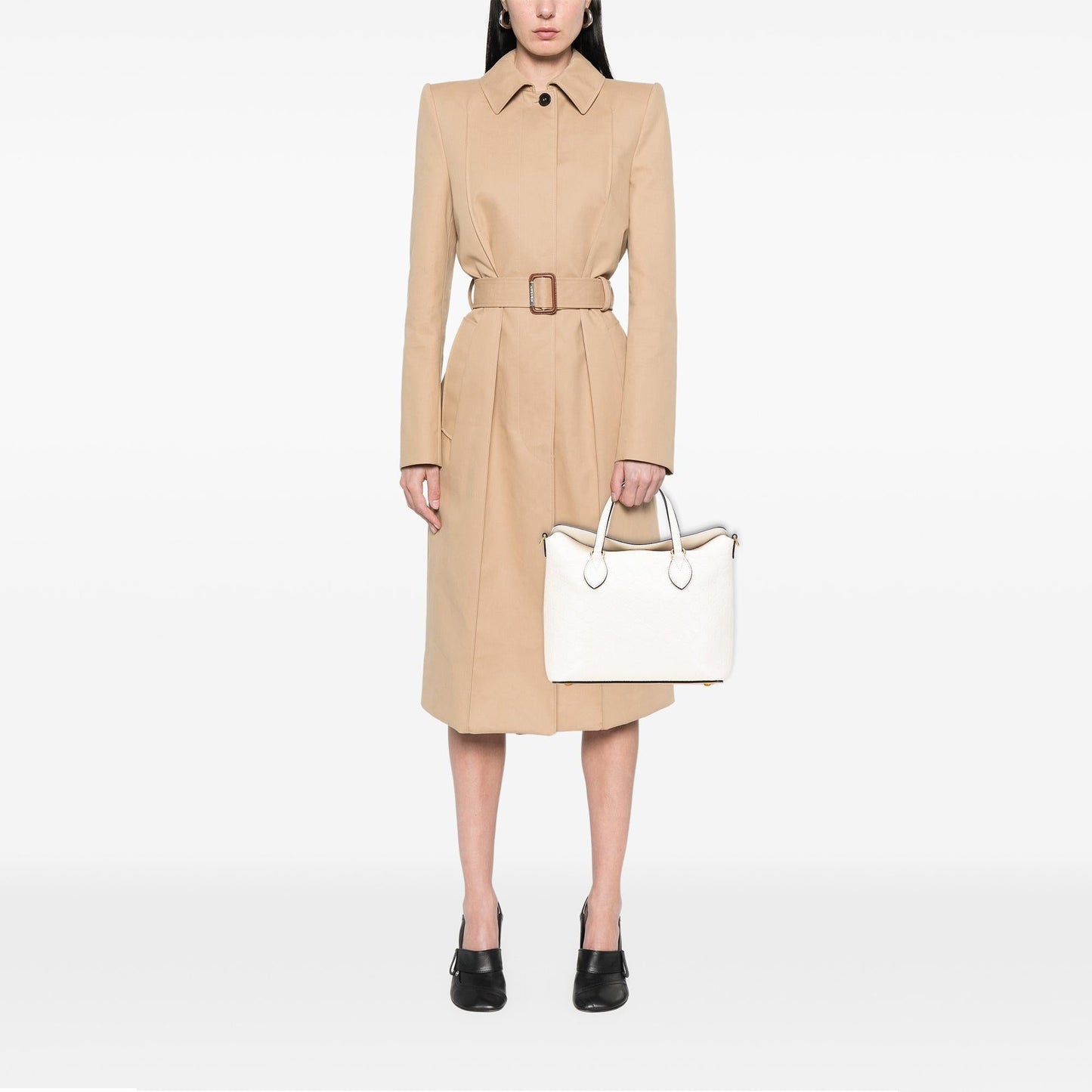 Gucci Guccissima Linea A Fold Over Satchel
