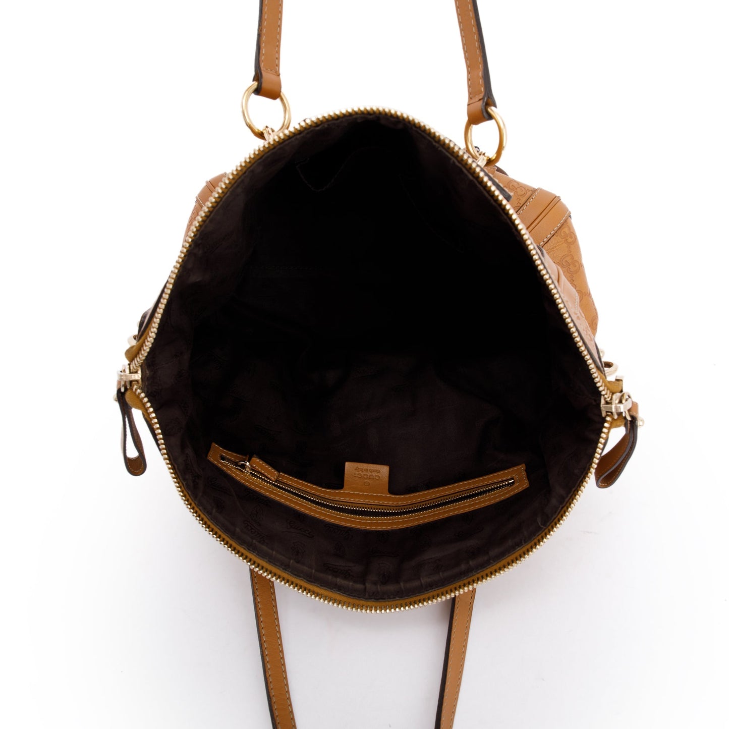 Gucci Guccissima Medium Charm Top Handle Bag