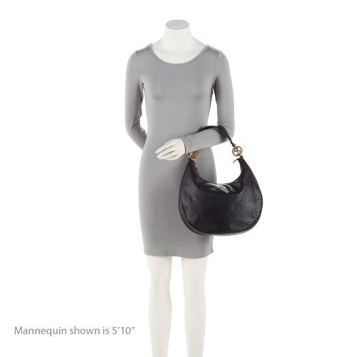 Gucci Guccissima Leather Twins Medium Hobo (SHF-23161)