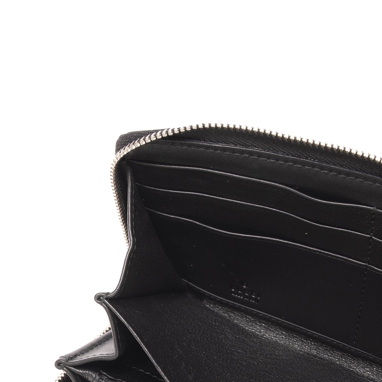Gucci Guccissima Twins Zip Around Wallet