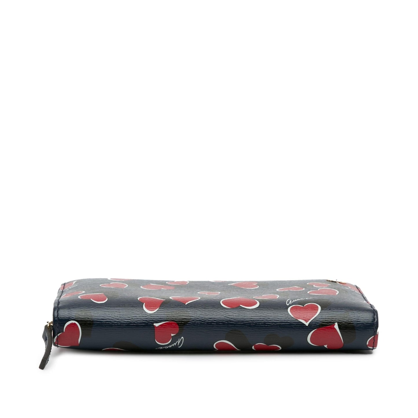 Gucci Heartbeat Leather Zip Around Long Wallet (SHG-zxOFLt)