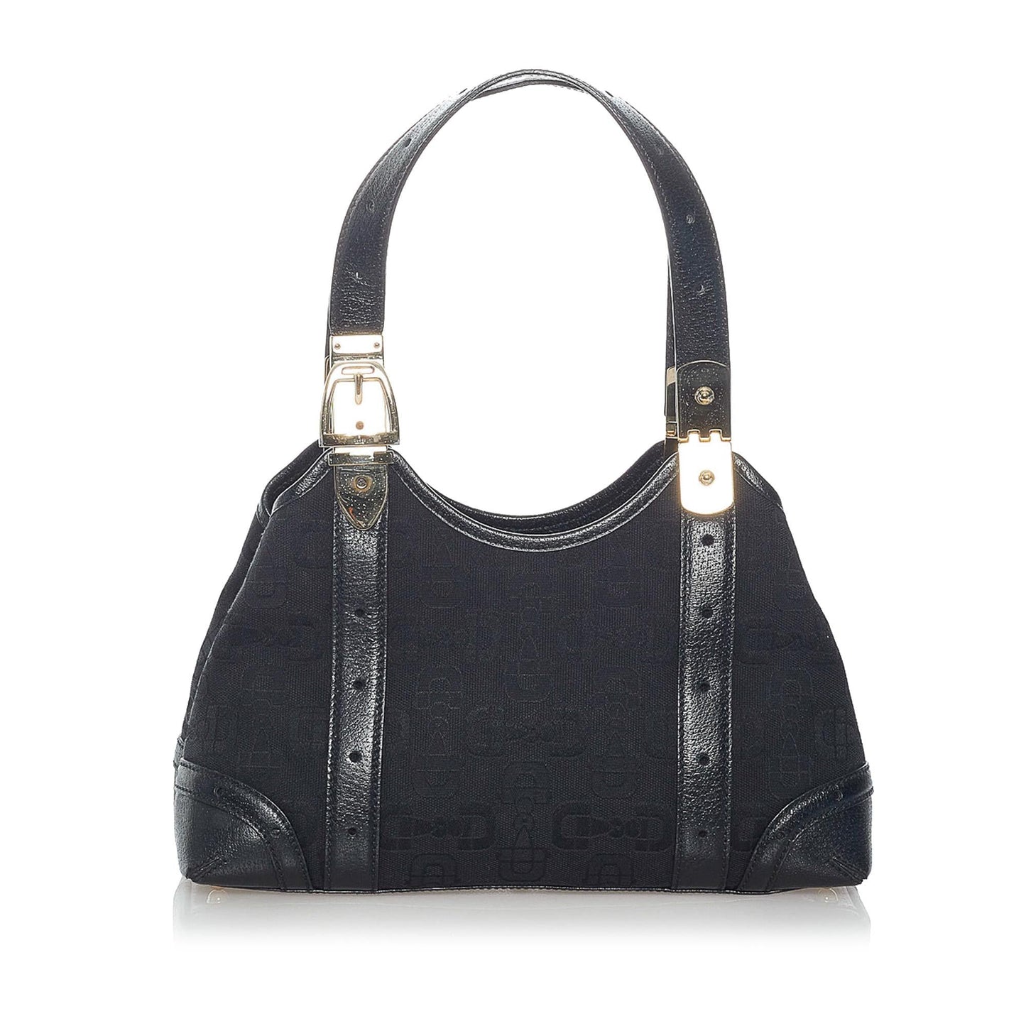 Gucci Horsebit Canvas Handbag (SHG-31147)