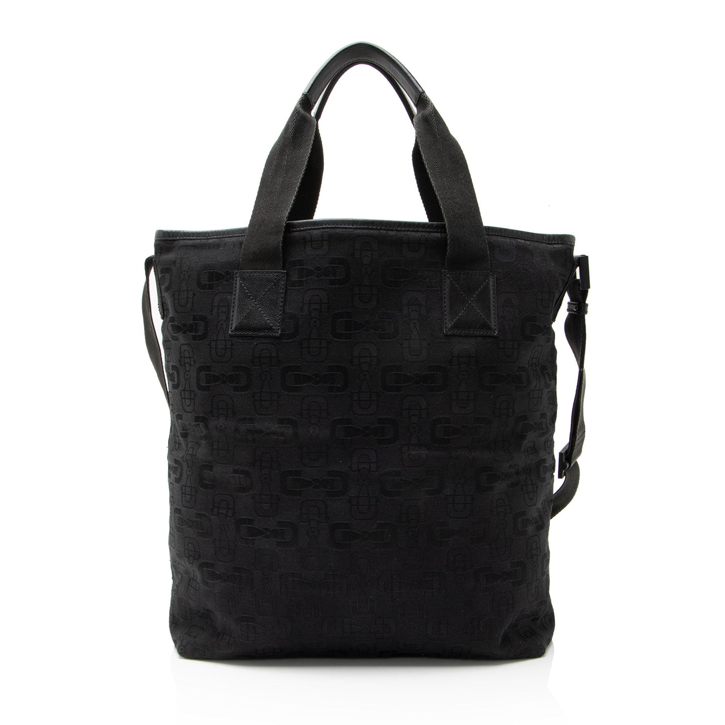 Gucci Horsebit Canvas Tall Tote