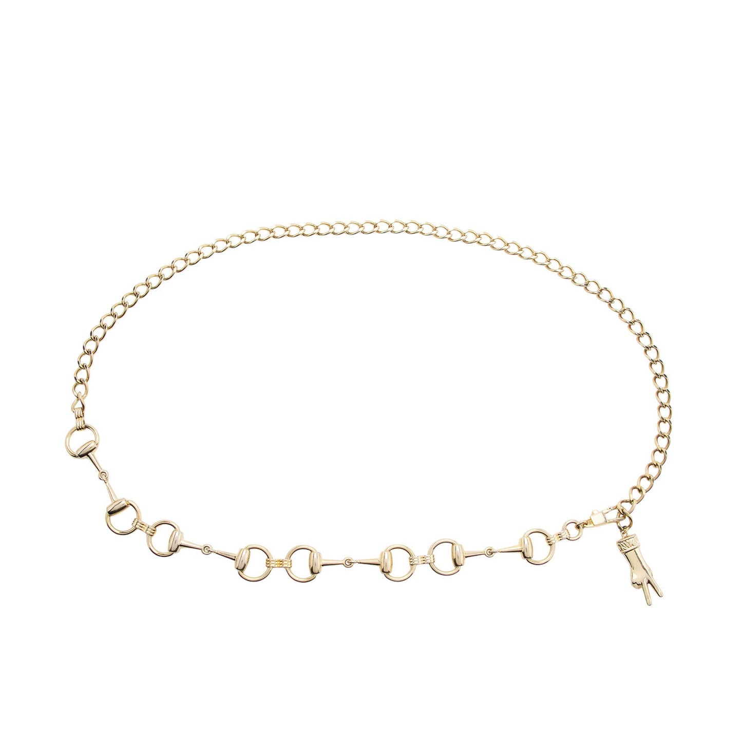 Gucci Horsebit Chain Belt - OS (SHF-i5cg1d)