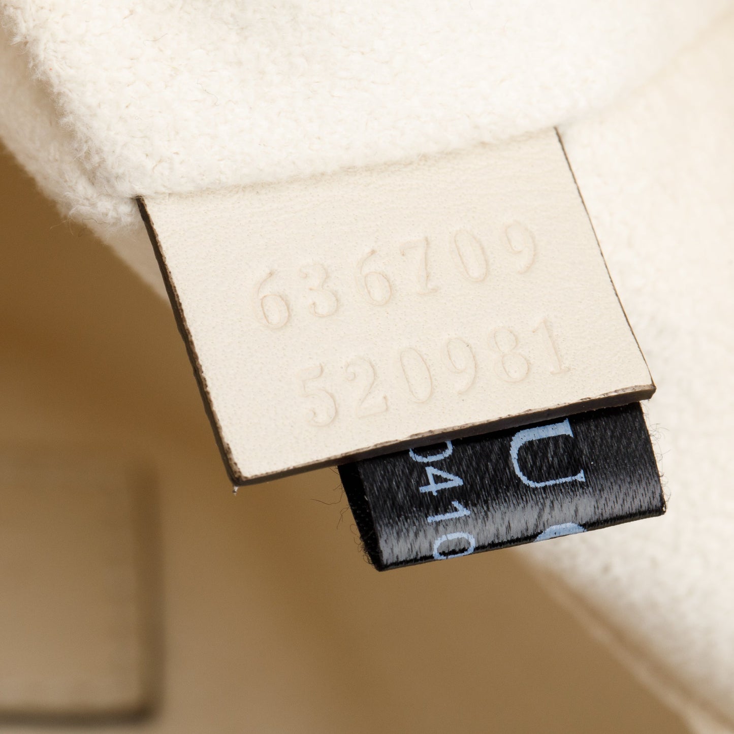 Gucci Ivory Shearling Small Jackie 1961 Shoulder Bag