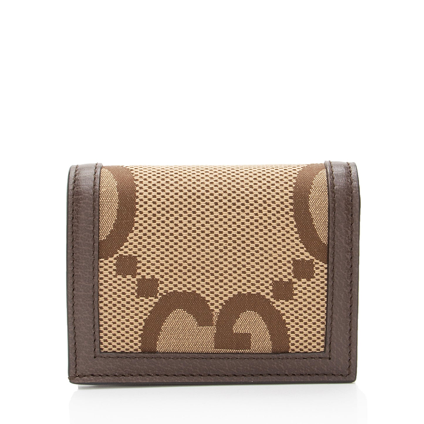 Gucci Jumbo GG Canvas Bamboo Diana Compact Wallet