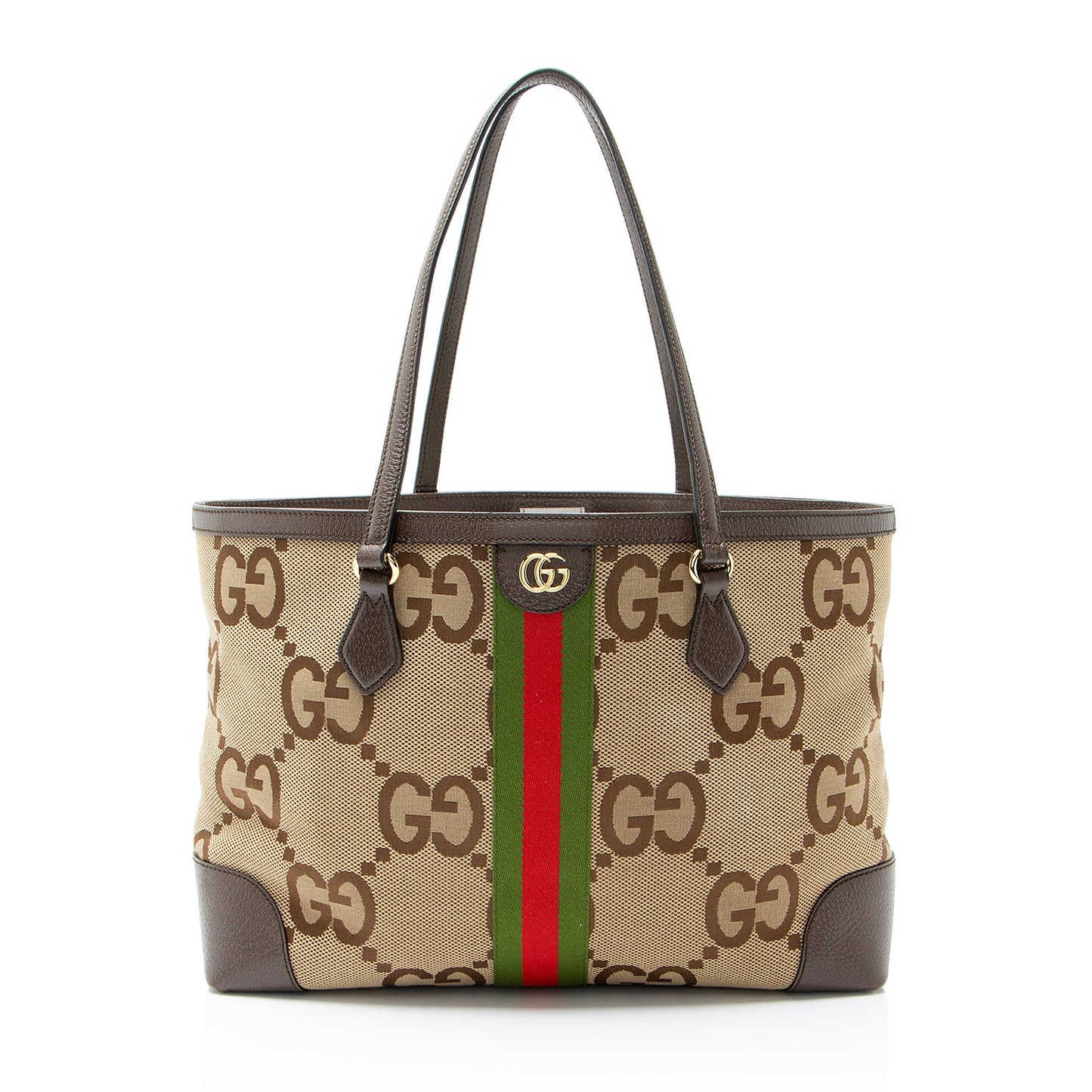 Gucci Jumbo GG Canvas Ophidia Large Shopping Tote