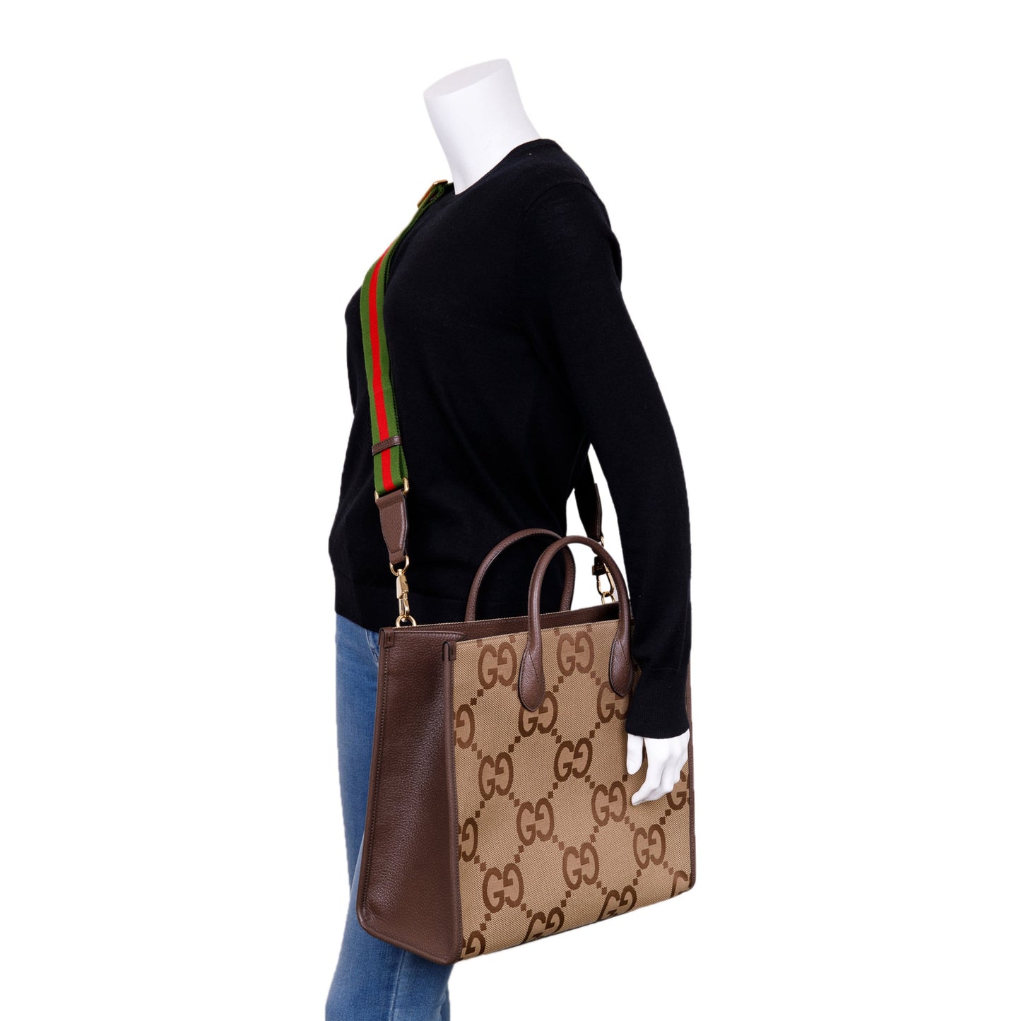 Gucci Jumbo GG Canvas Tote Bag