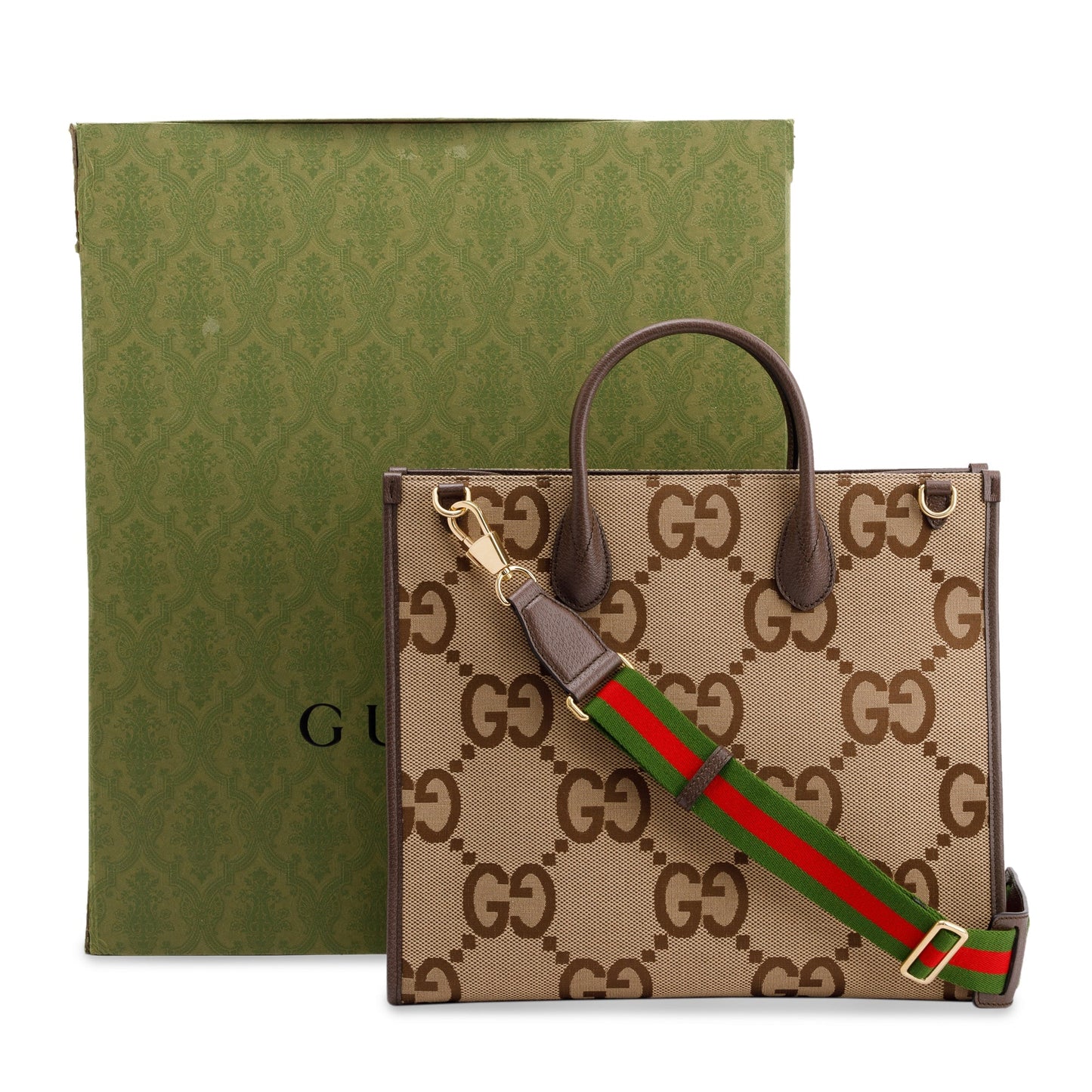Gucci Jumbo GG Canvas Tote Bag