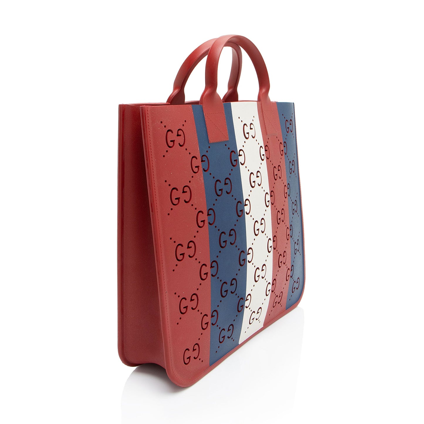 Gucci GG Perforated Rubber Tote