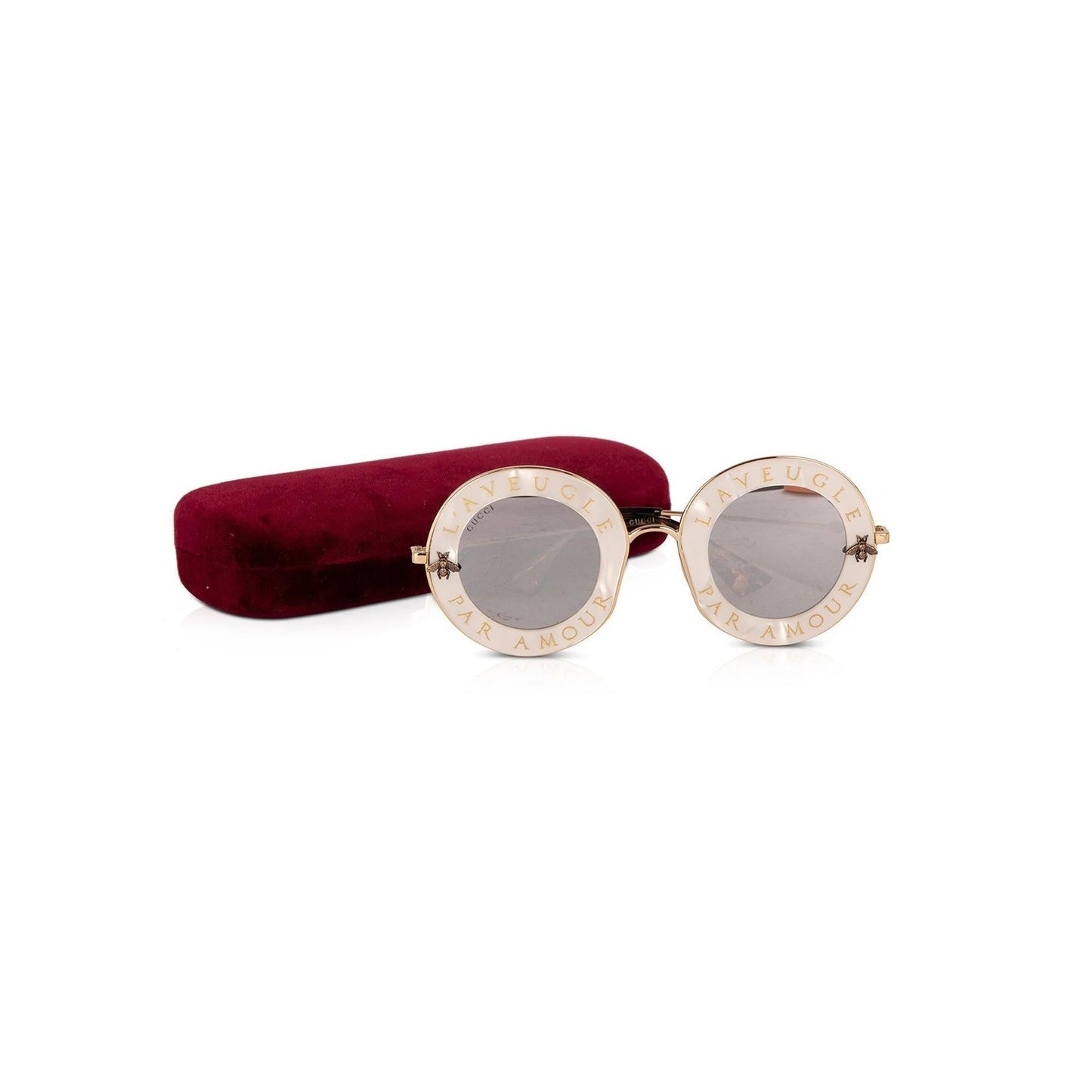 Gucci 'L'Avenugle Par Amour' Round Sunglasses