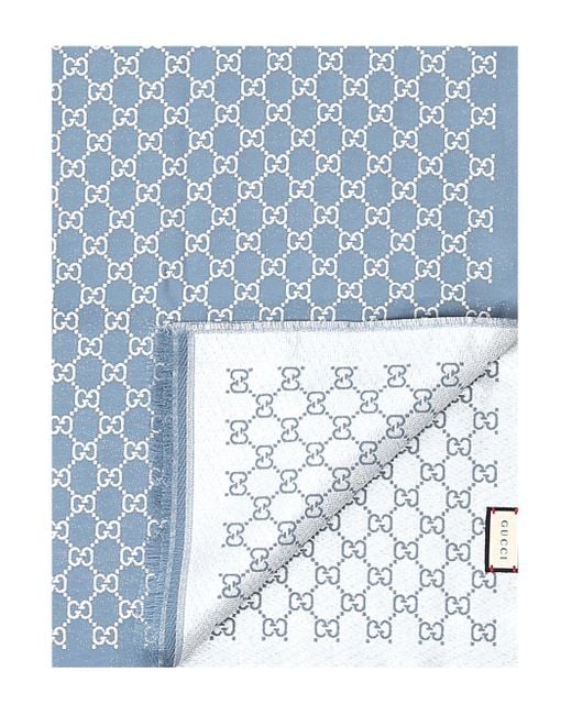 GUCCI GG  LamÃ© JACQUARD SHAWL