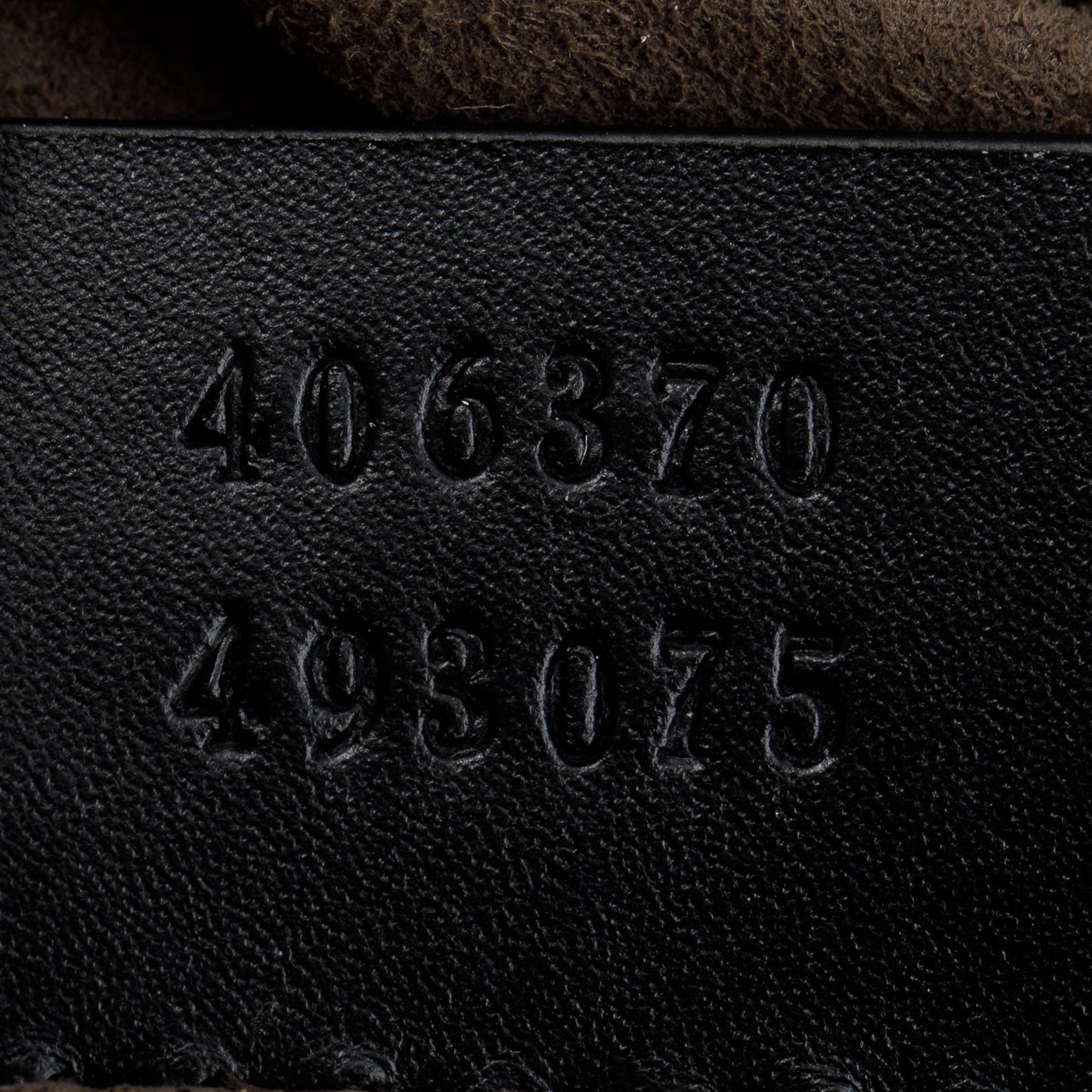 Gucci Large Black GG Signature Leather Backpack