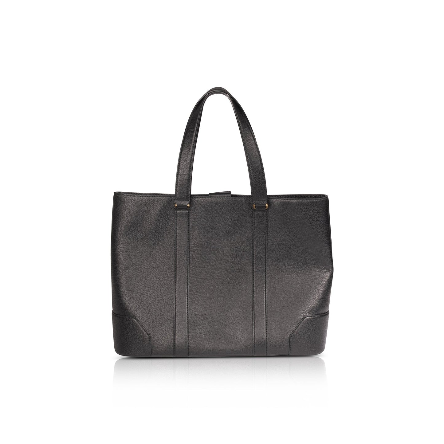 Gucci Large Black Leather Tote