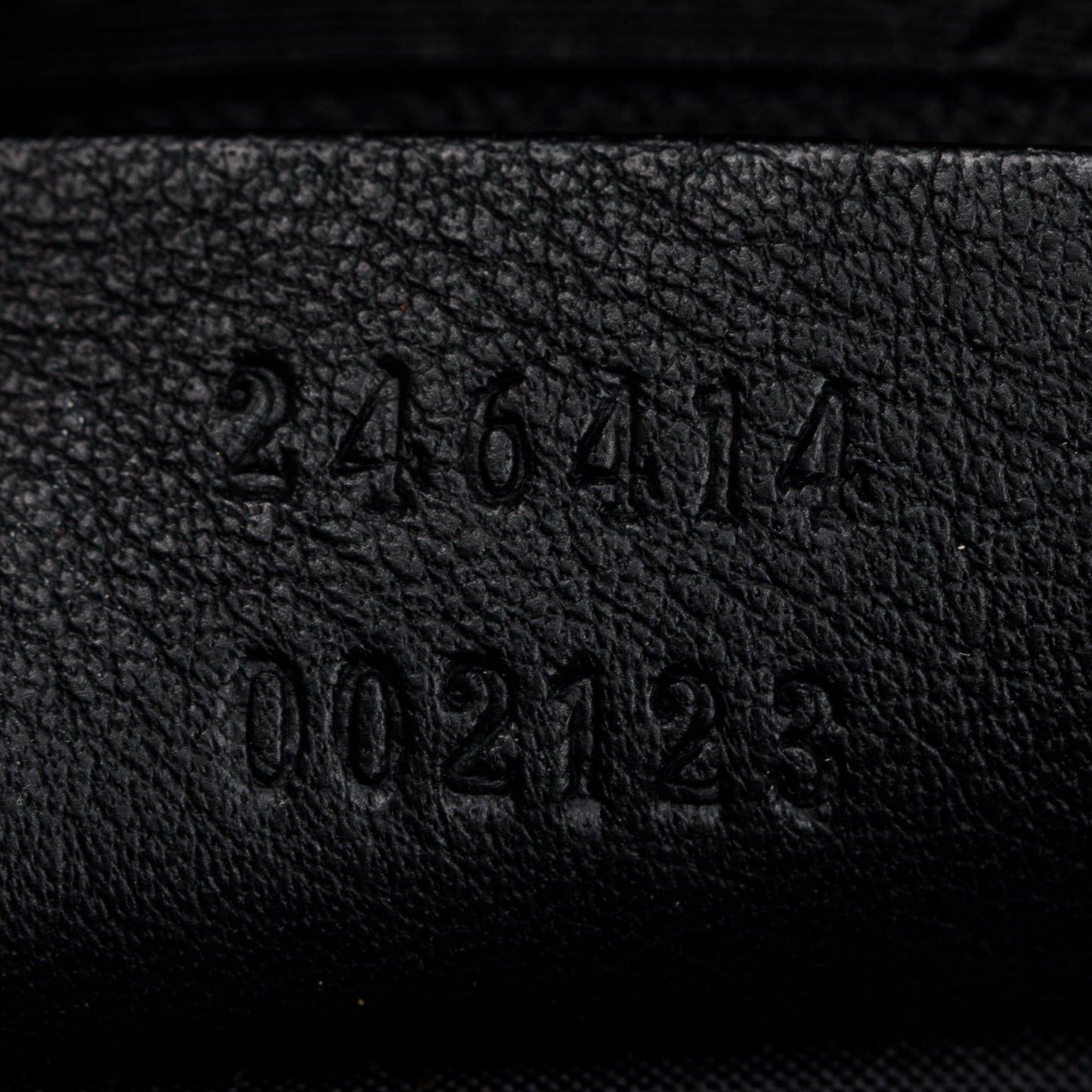 Gucci Large GG BlackSignature Leather Backpack