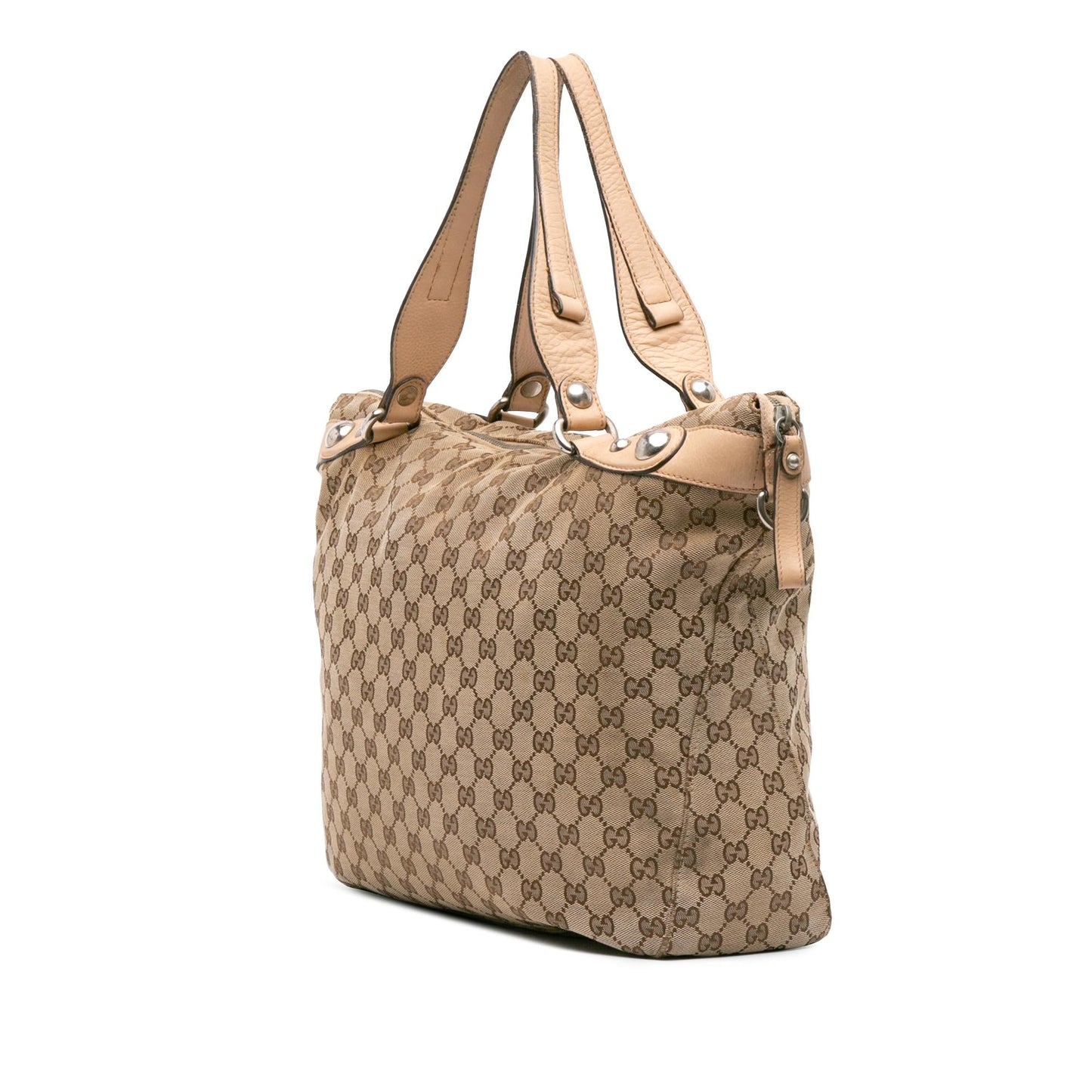 Gucci Large GG Canvas Icon Bit Satchel