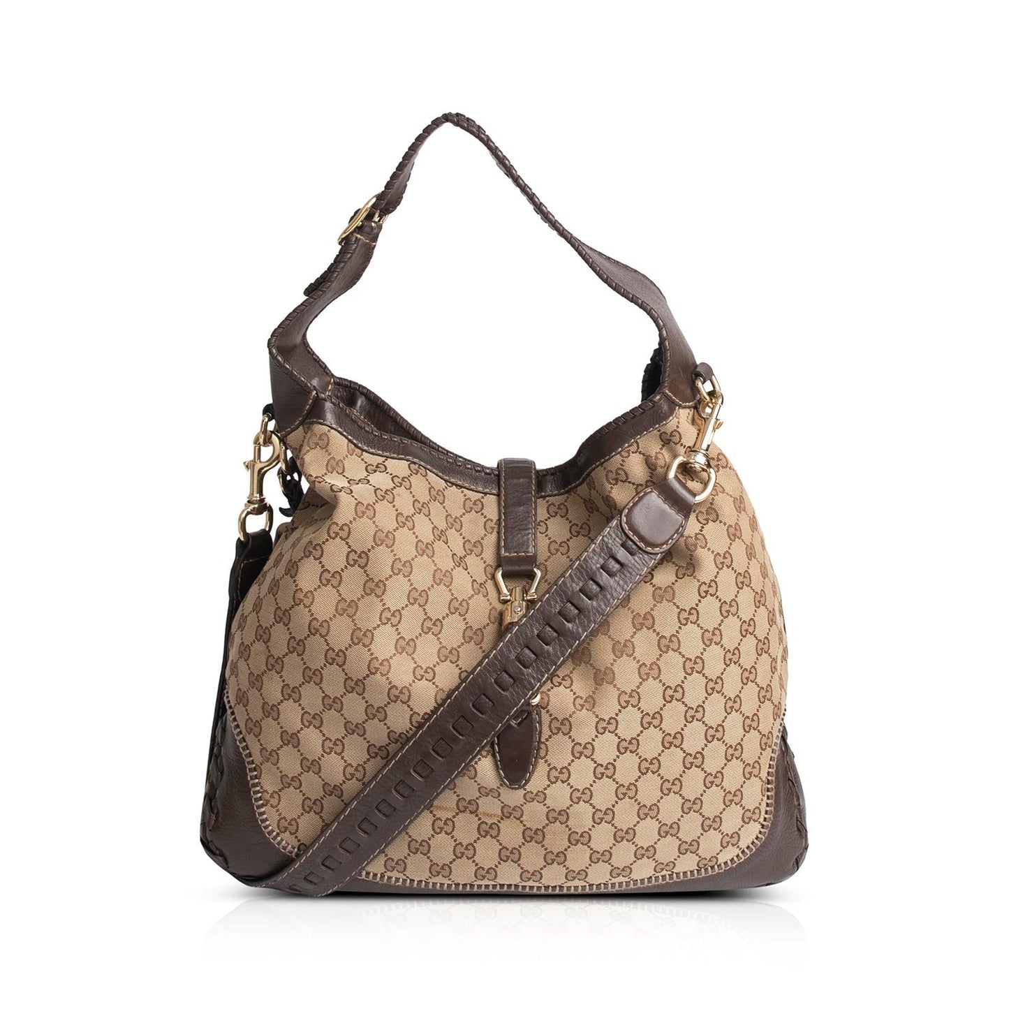 Gucci Large GG Canvas New Jackie Hobo