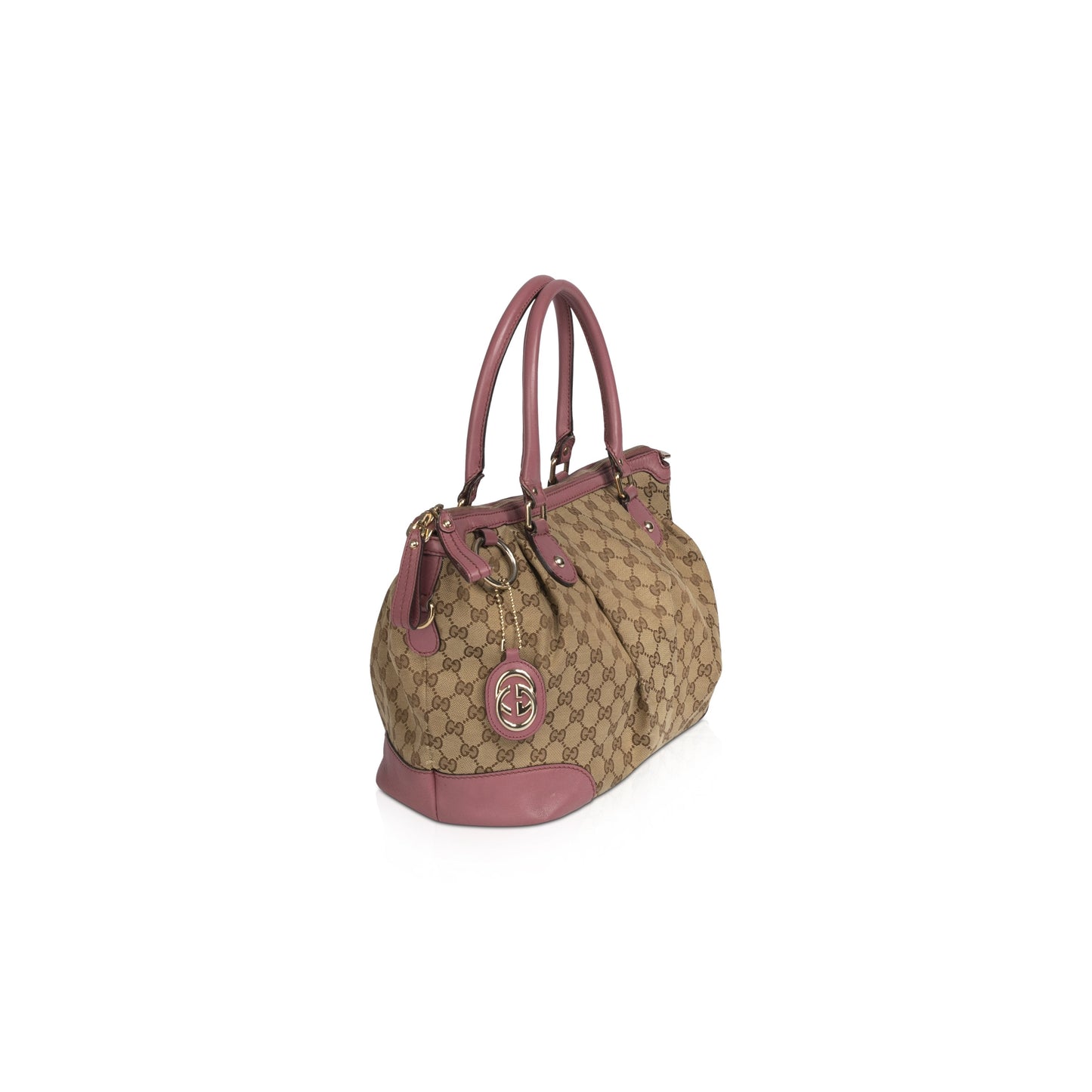 Gucci Large GG Canvas Sukey Top Handle Tote