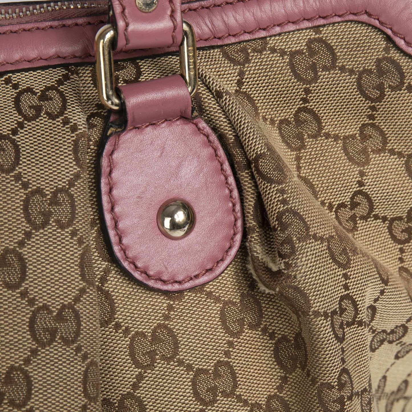 Gucci Large GG Canvas Sukey Top Handle Tote
