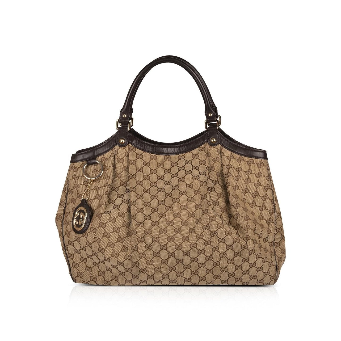 Gucci Large GG Canvas Sukey Tote