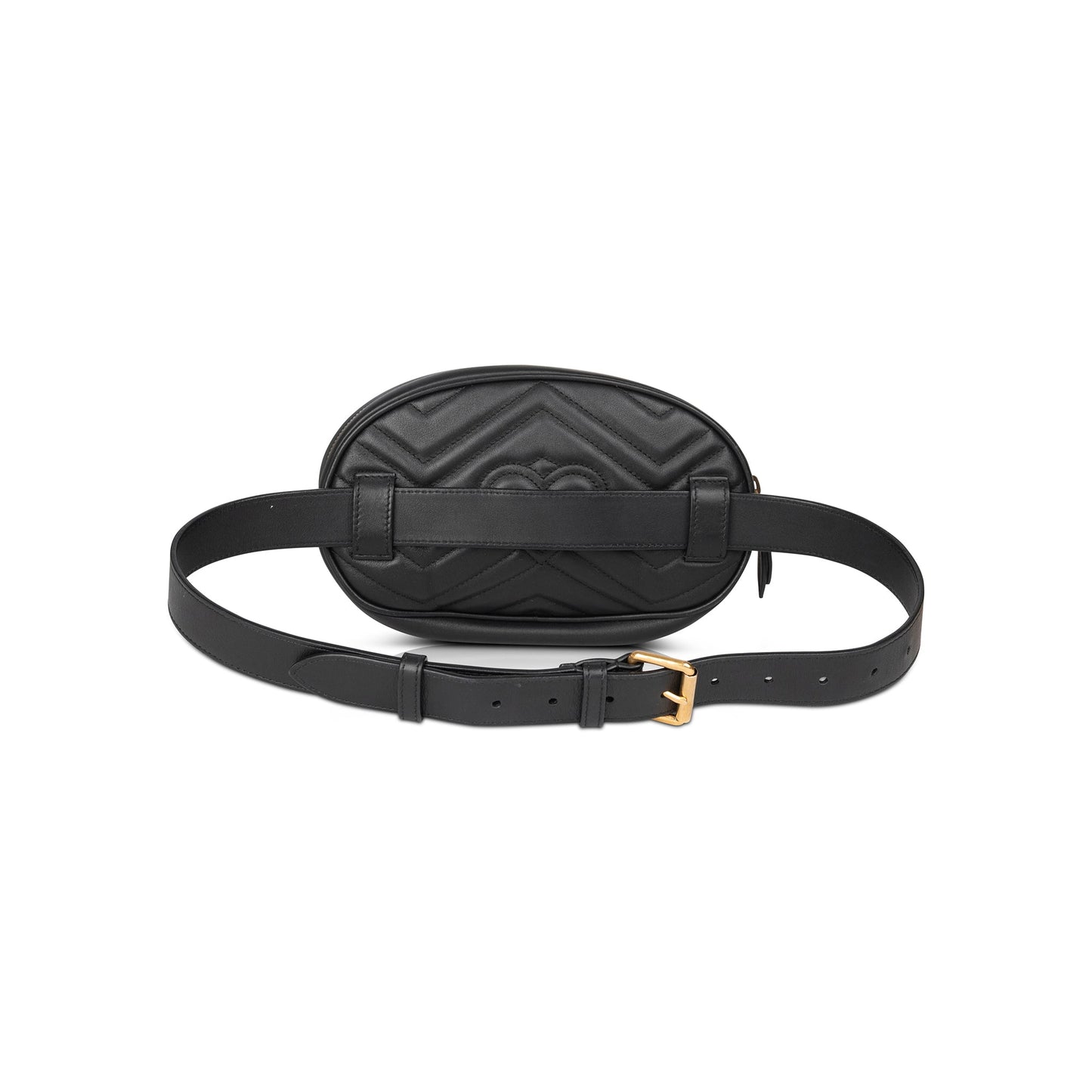 Gucci Large GG Marmont Matelasse Leather Belt Bag