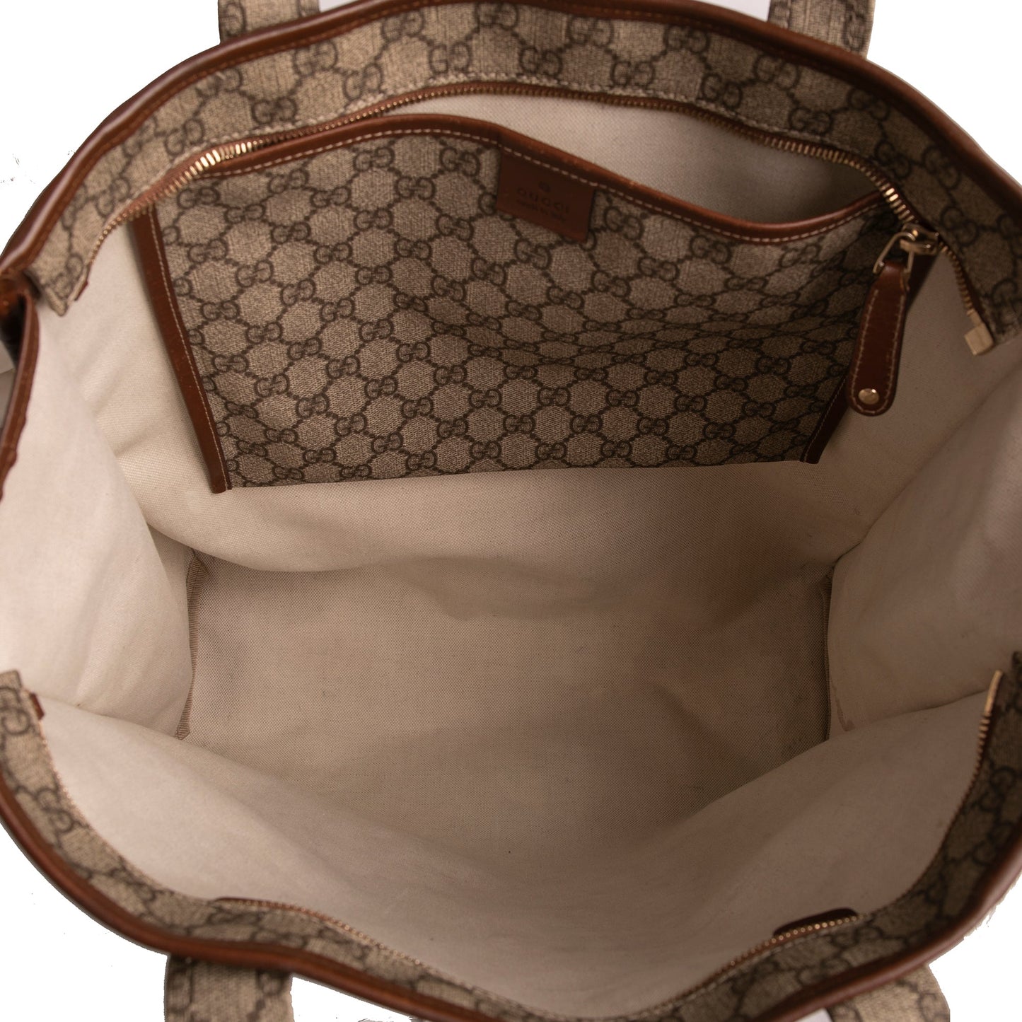 Gucci Large GG Supreme Web Loop Tote
