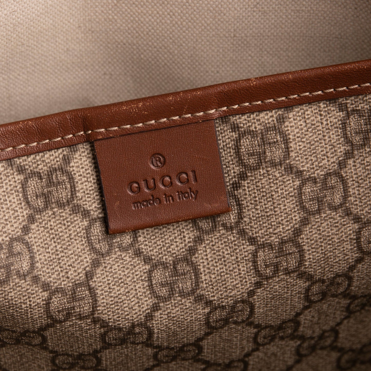 Gucci Large GG Supreme Web Loop Tote