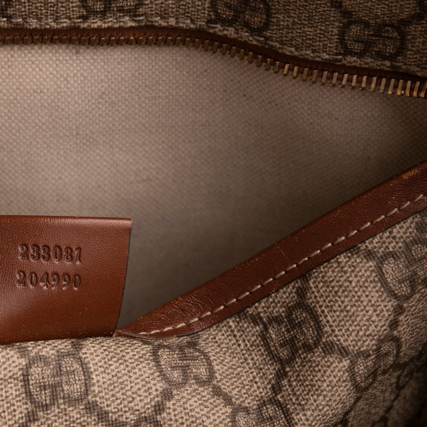 Gucci Large GG Supreme Web Loop Tote
