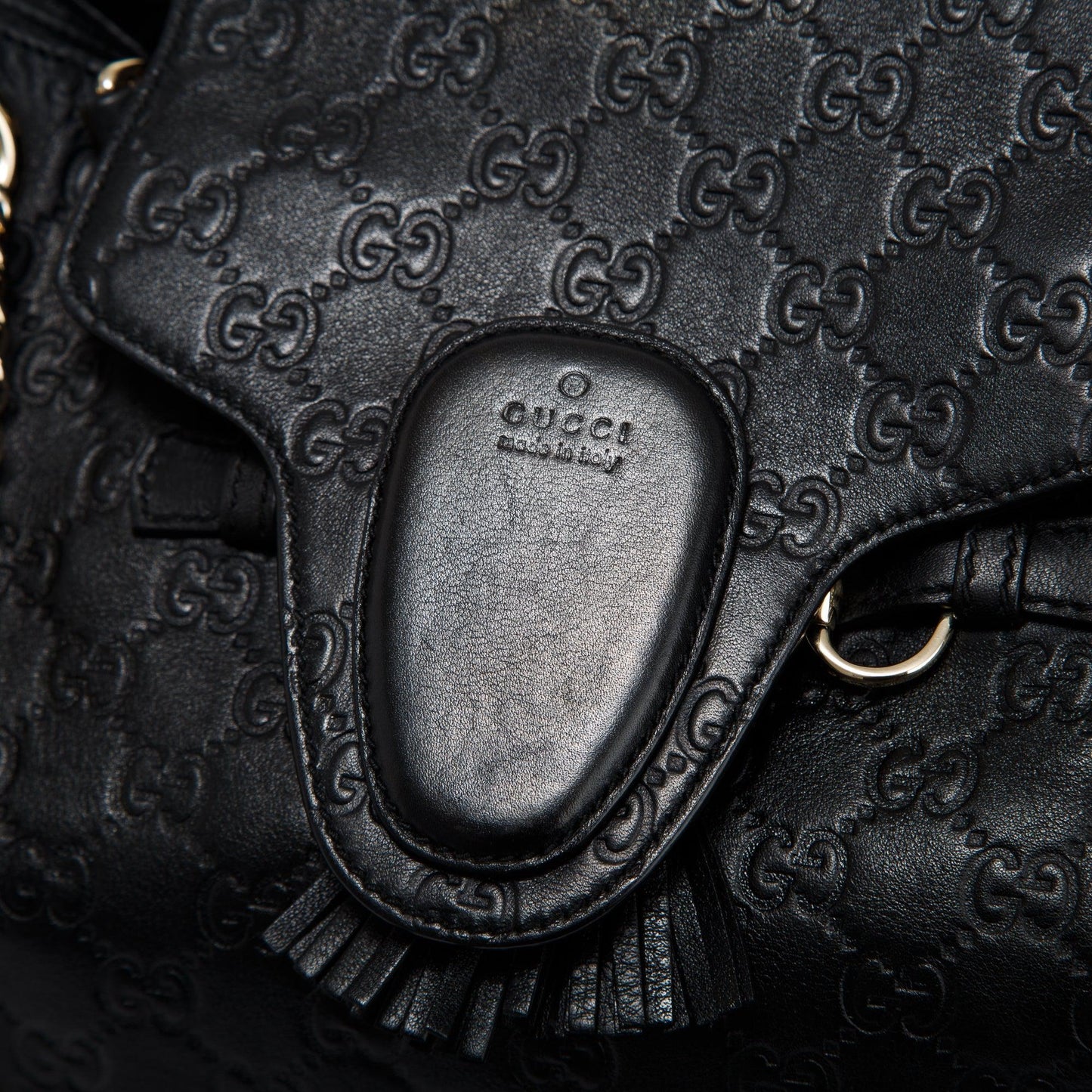 Gucci Large Guccissima Emily Chain Shoulder Bag