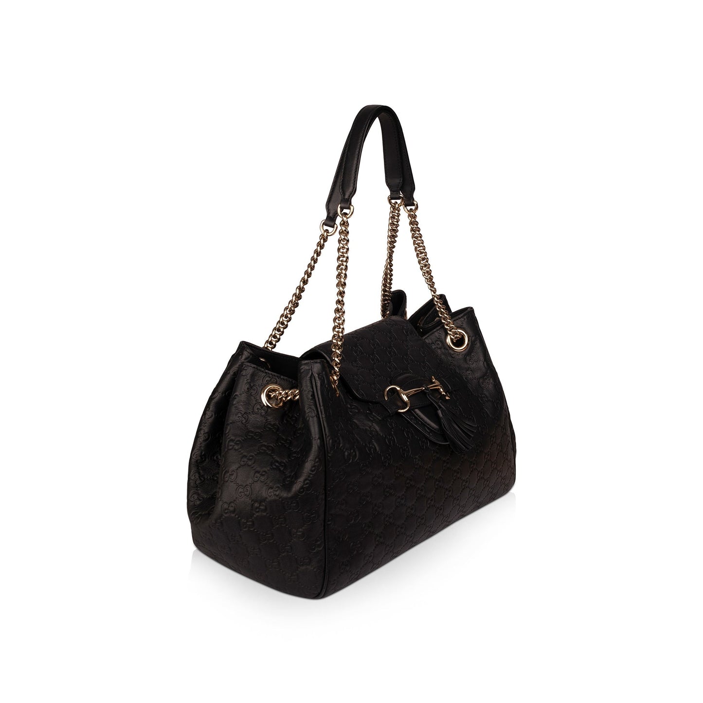 Gucci Large Guccissima Emily Chain Shoulder Bag