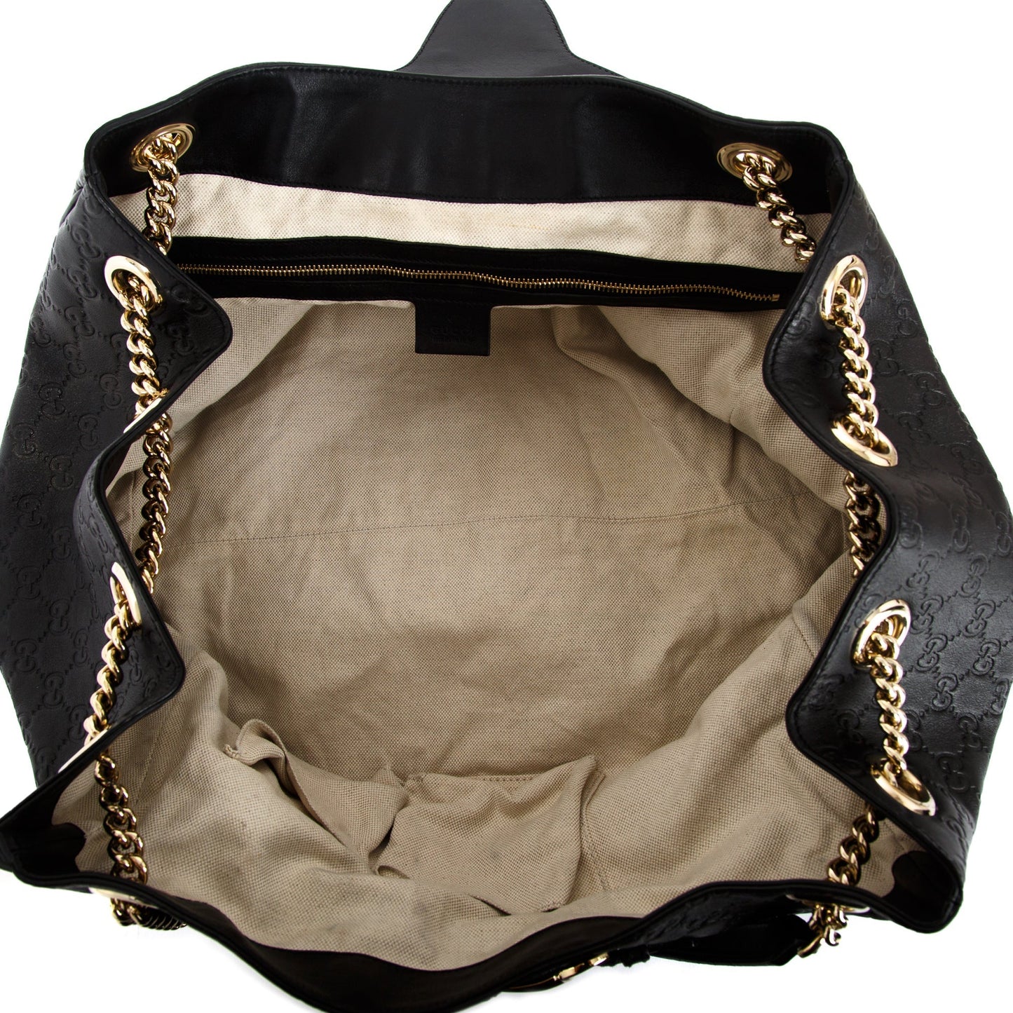 Gucci Large Guccissima Emily Chain Shoulder Bag
