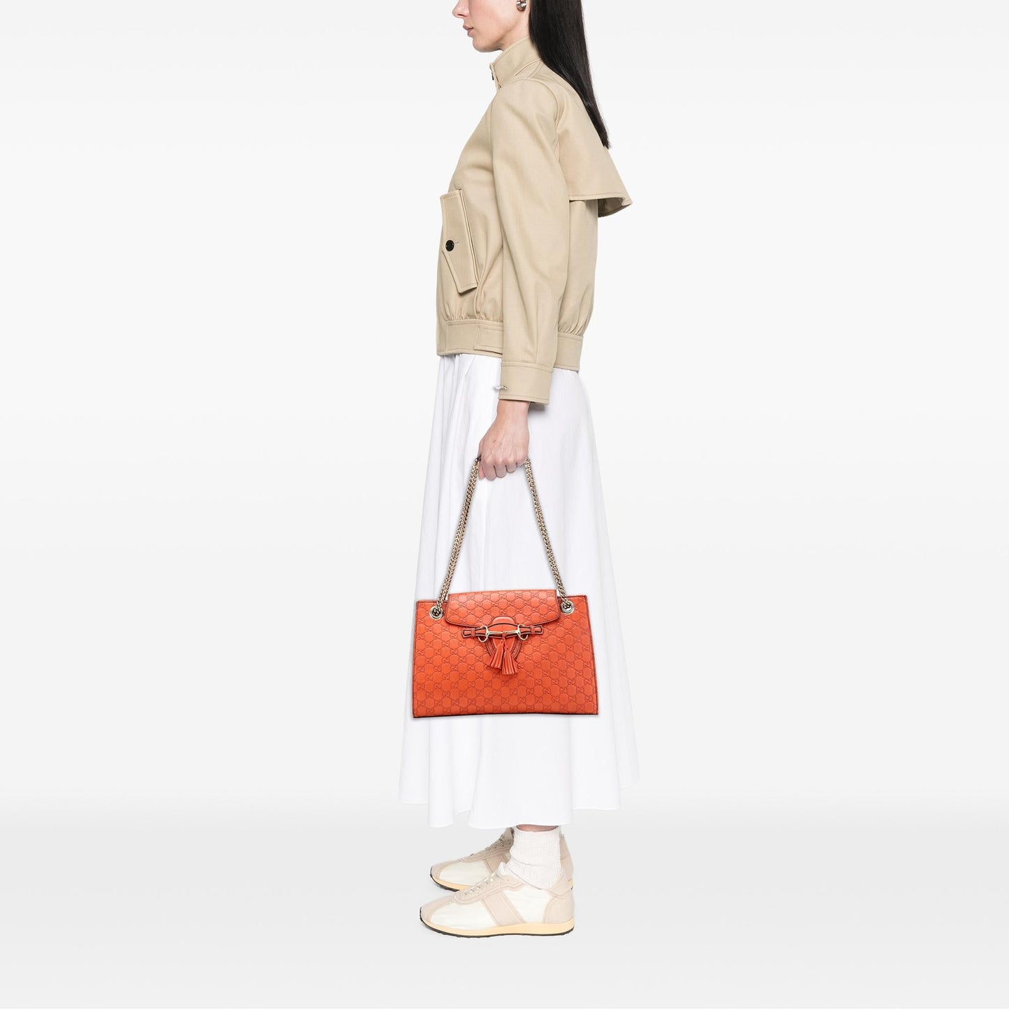 Gucci Large Guccissima Emily Shoulder Bag