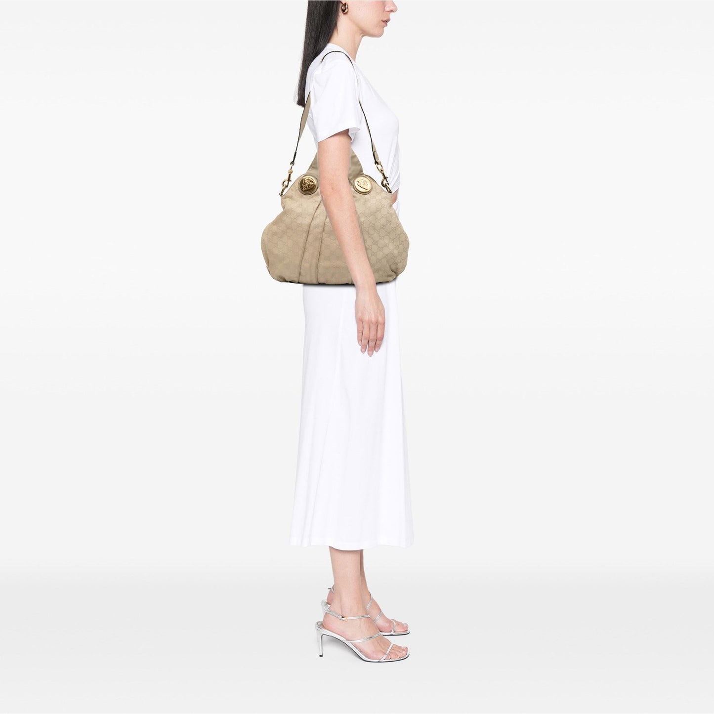 Gucci Large Guccissima Hysteria Satchel