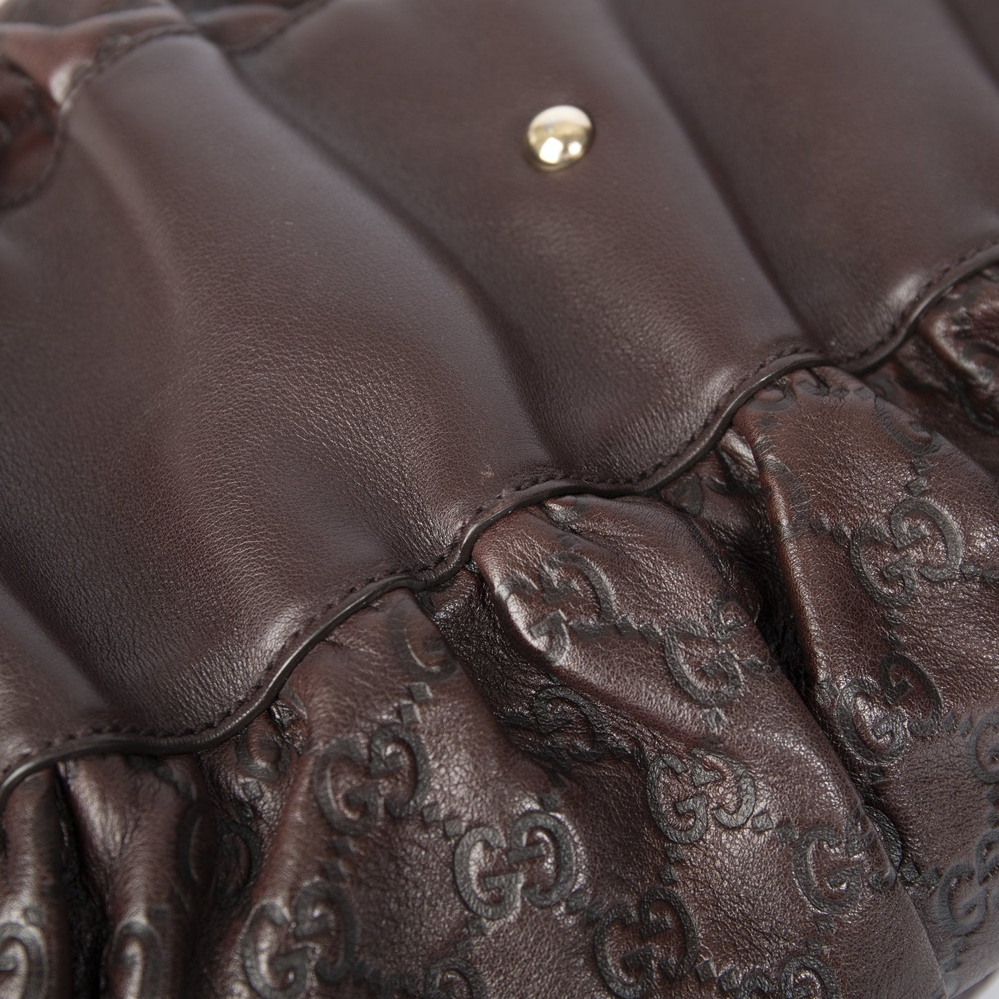 Gucci Large Guccissima Leather D-Ring Hobo